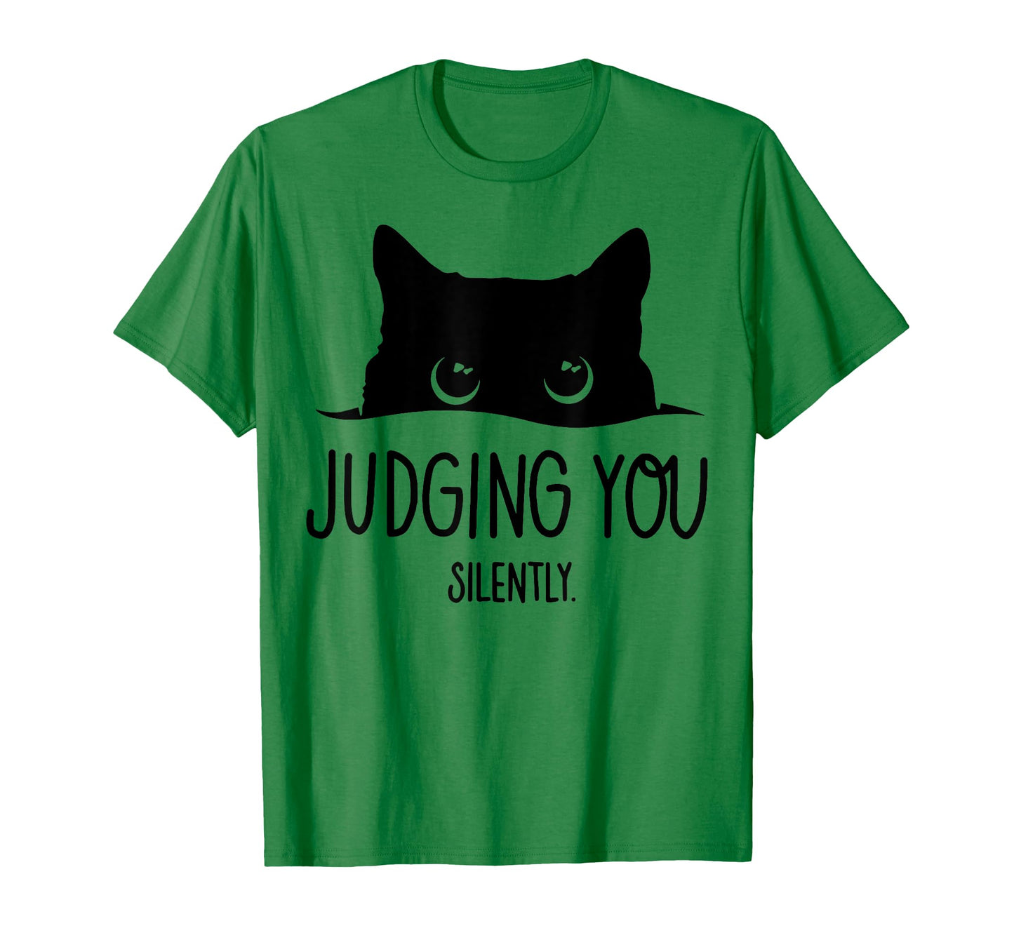 Cat Judging You Silently Men Women T-Shirt