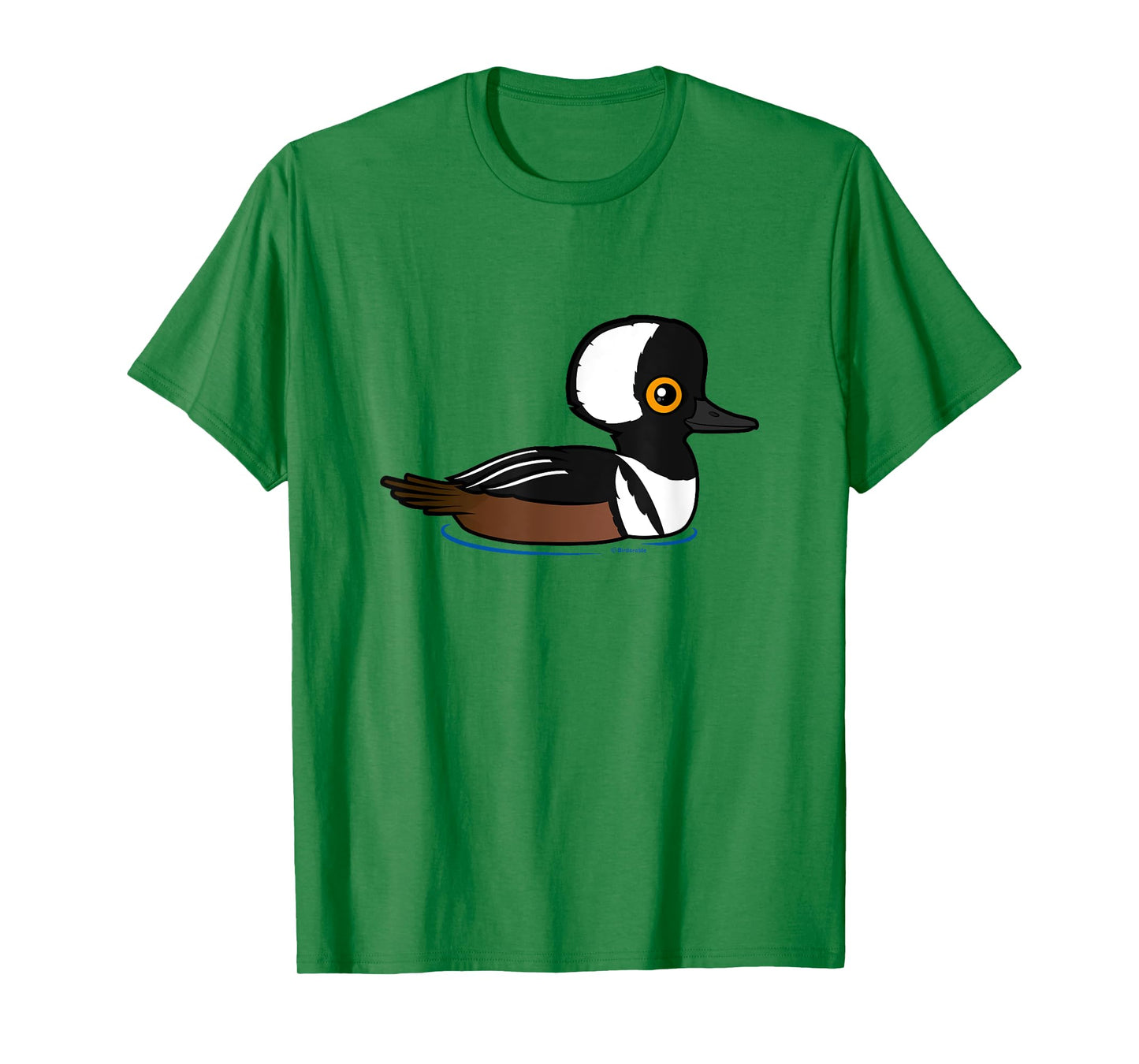 Cute Cartoon Hooded Merganser Fun Birdorable Waterfowl Duck T-Shirt