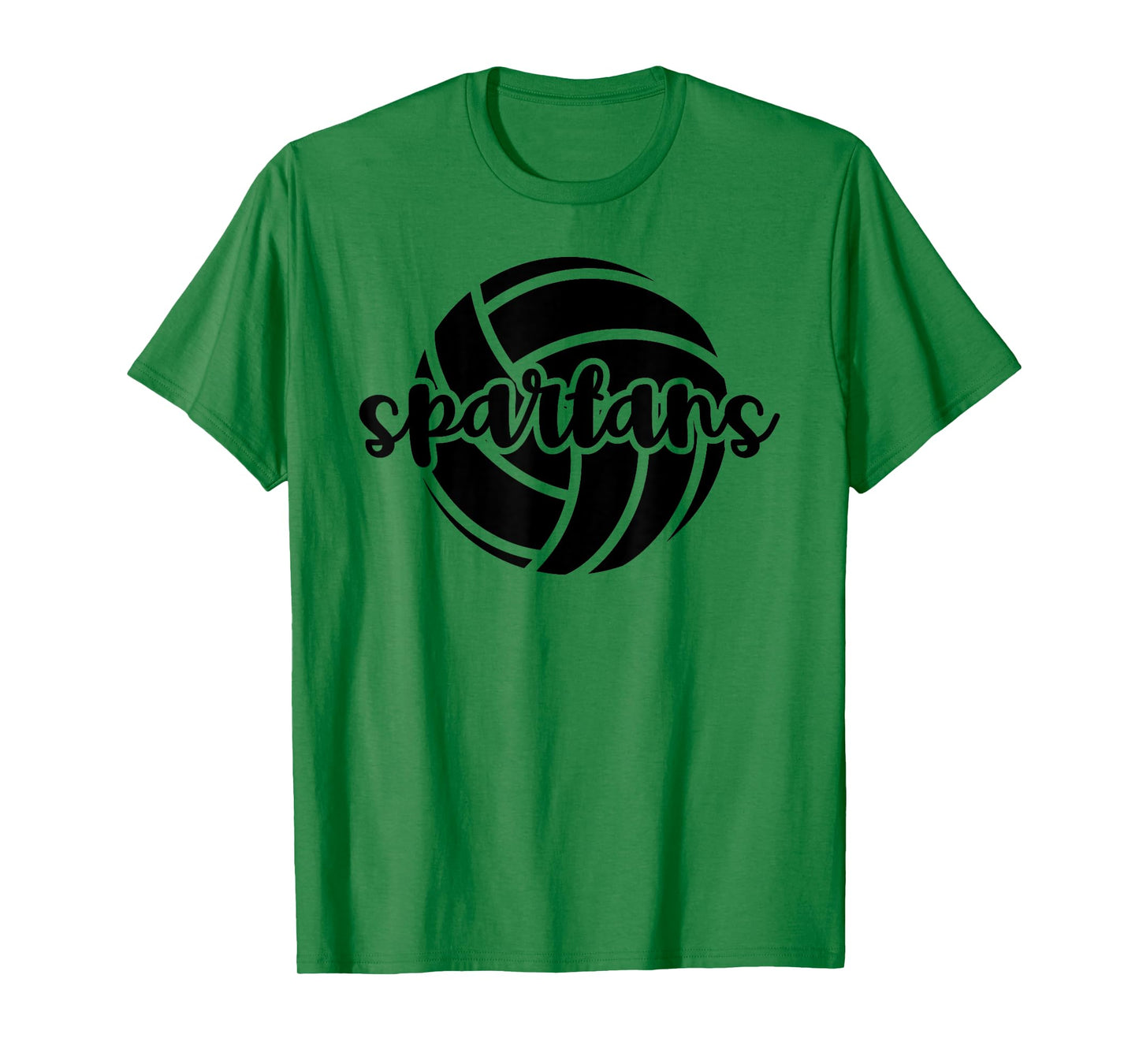 Spartans Volleyball Team Mascot School Spirit Game Night T-Shirt