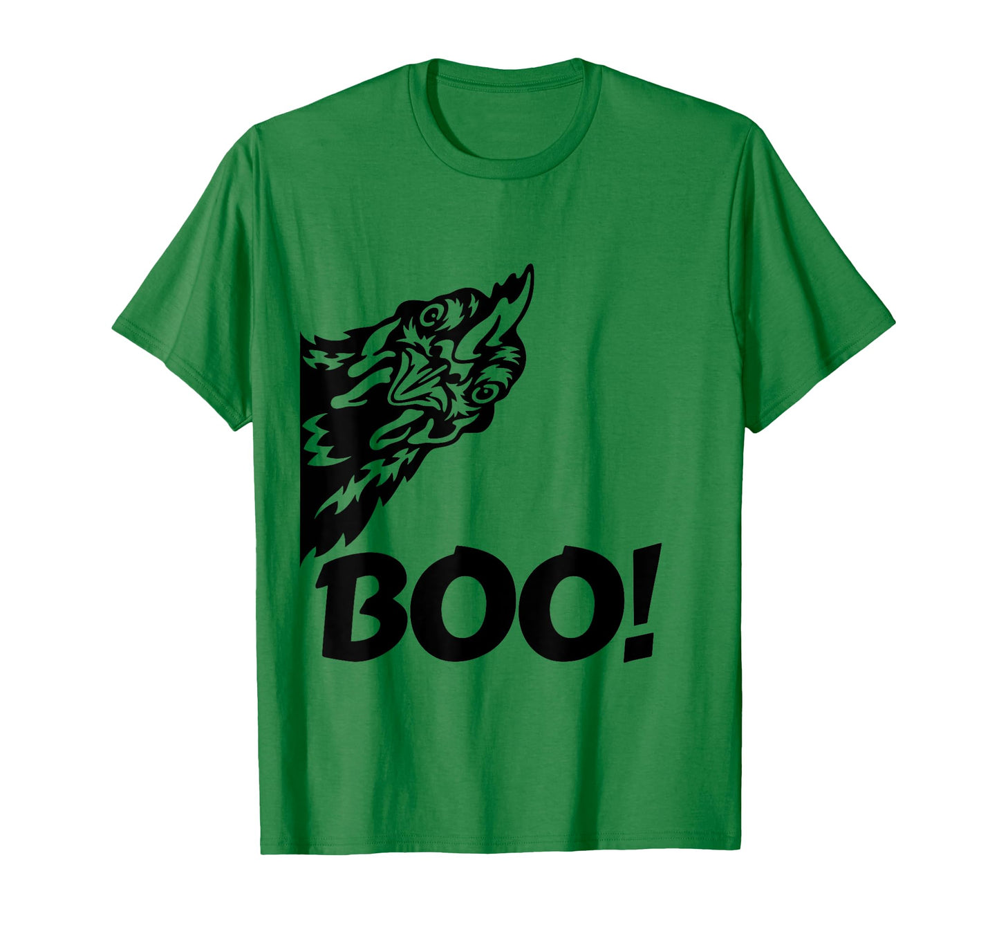 Boo! | Funny Hen Hiding Peekaboo Scary Halloween Chicken T-Shirt