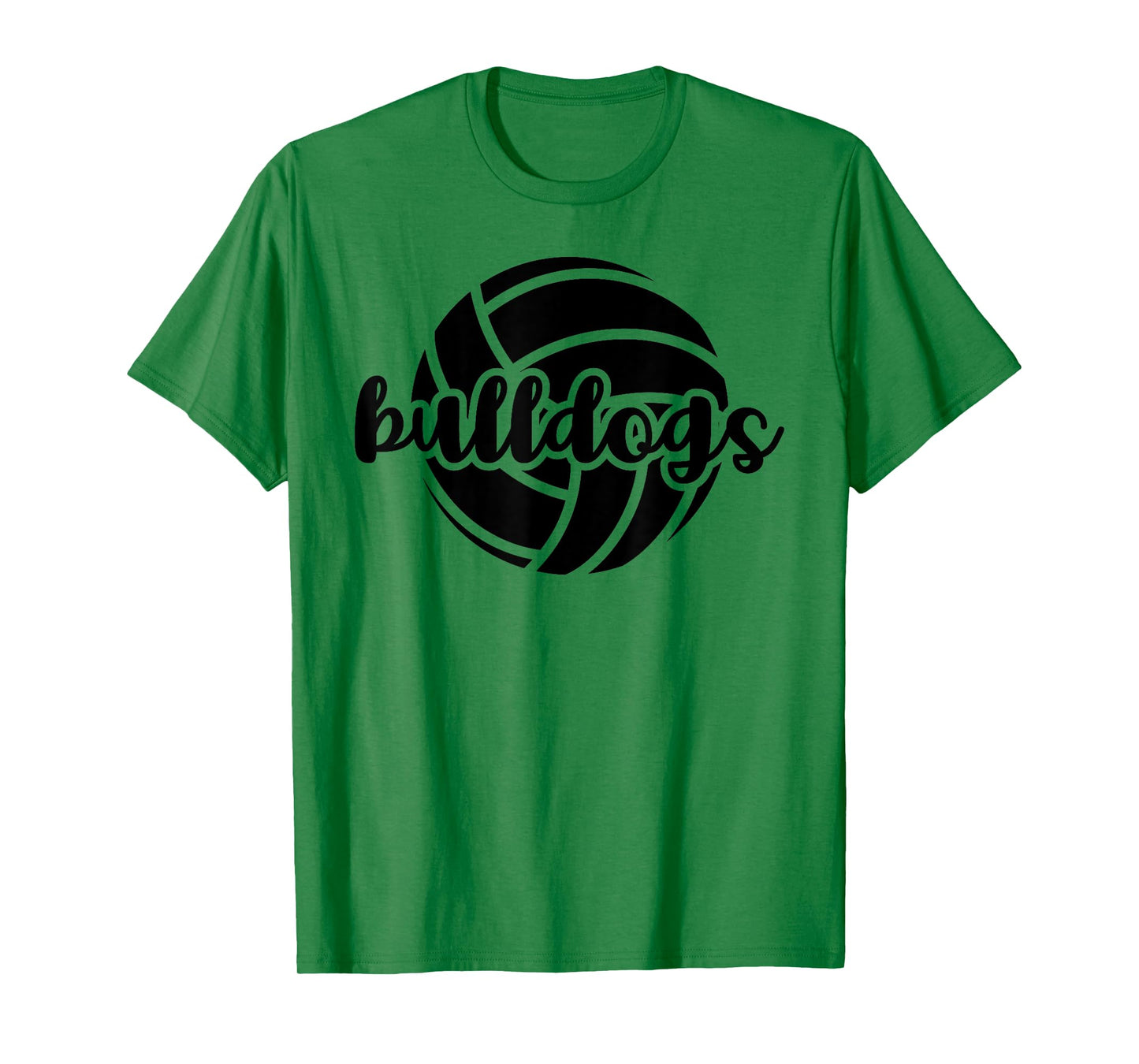 Bulldogs Volleyball Team Mascot School Spirit Game Night T-Shirt