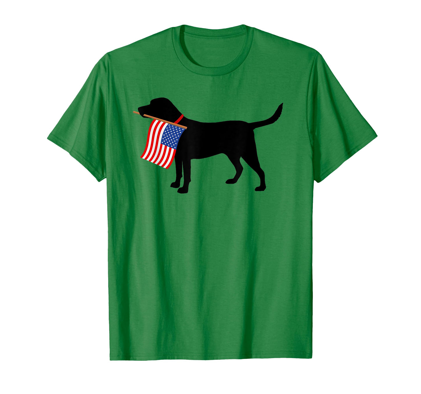 Labrador Retriever Patriotic Pooch USA Flag Dog Gift T-Shirt