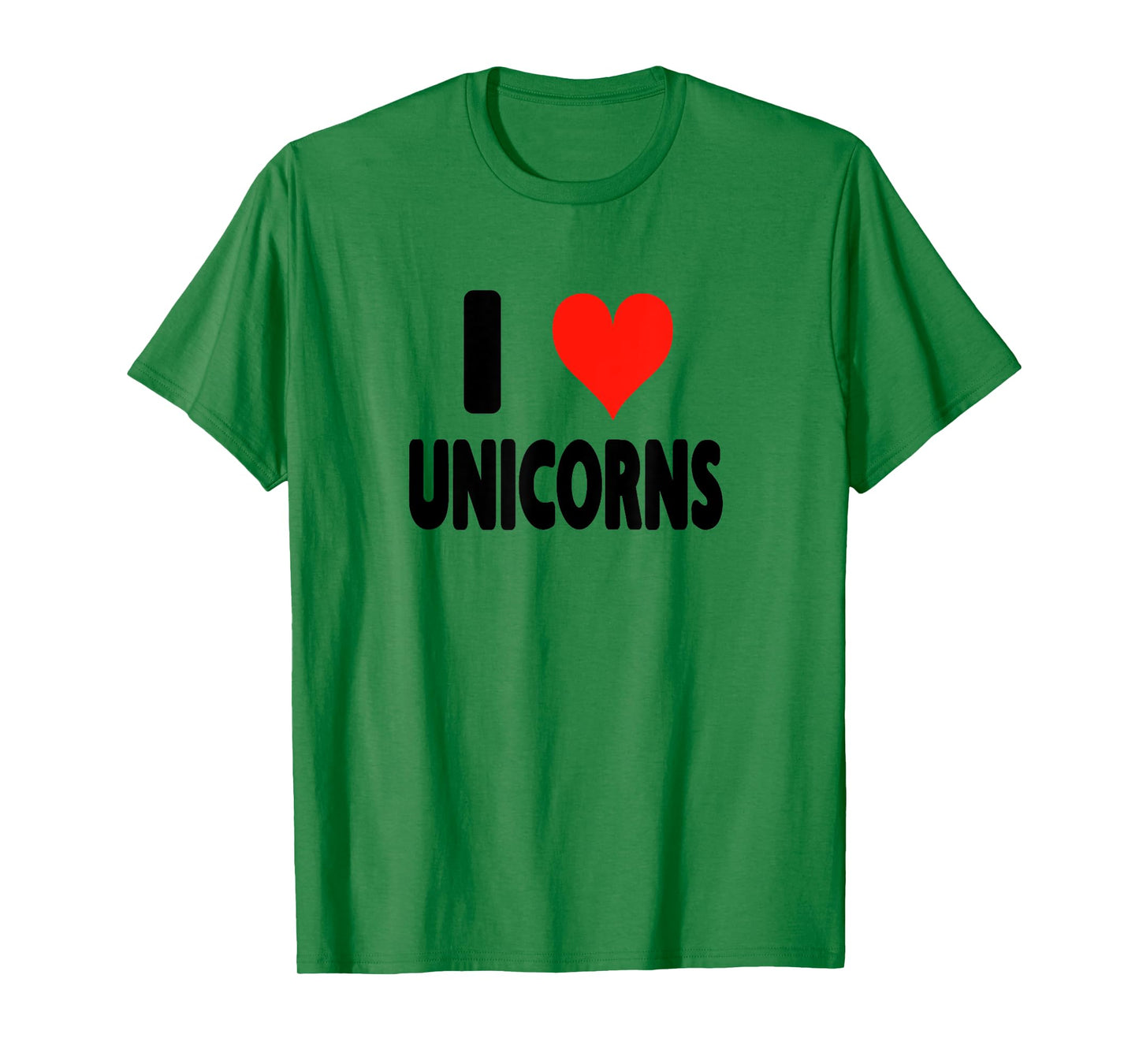 I Love Unicorns - Heart T-Shirt