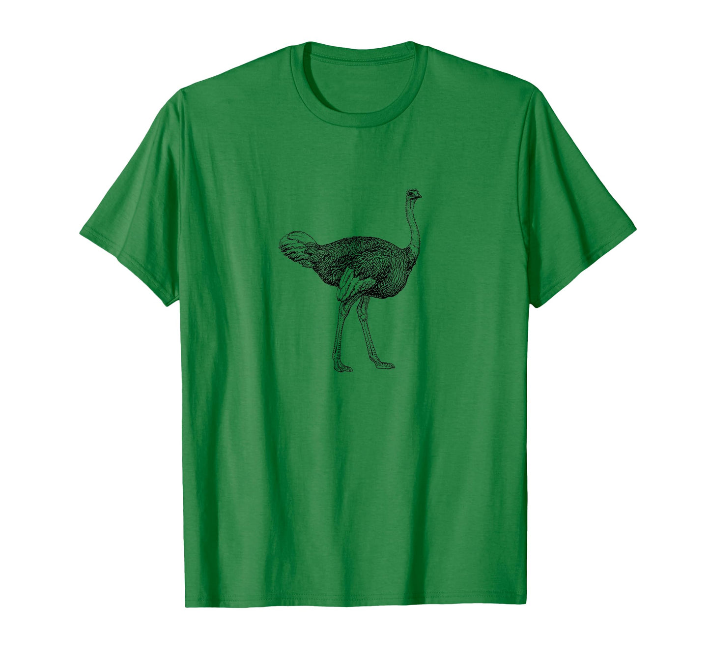 Vintage Ostrich Graphic T-Shirt Funny Ostrich Hipster Tee