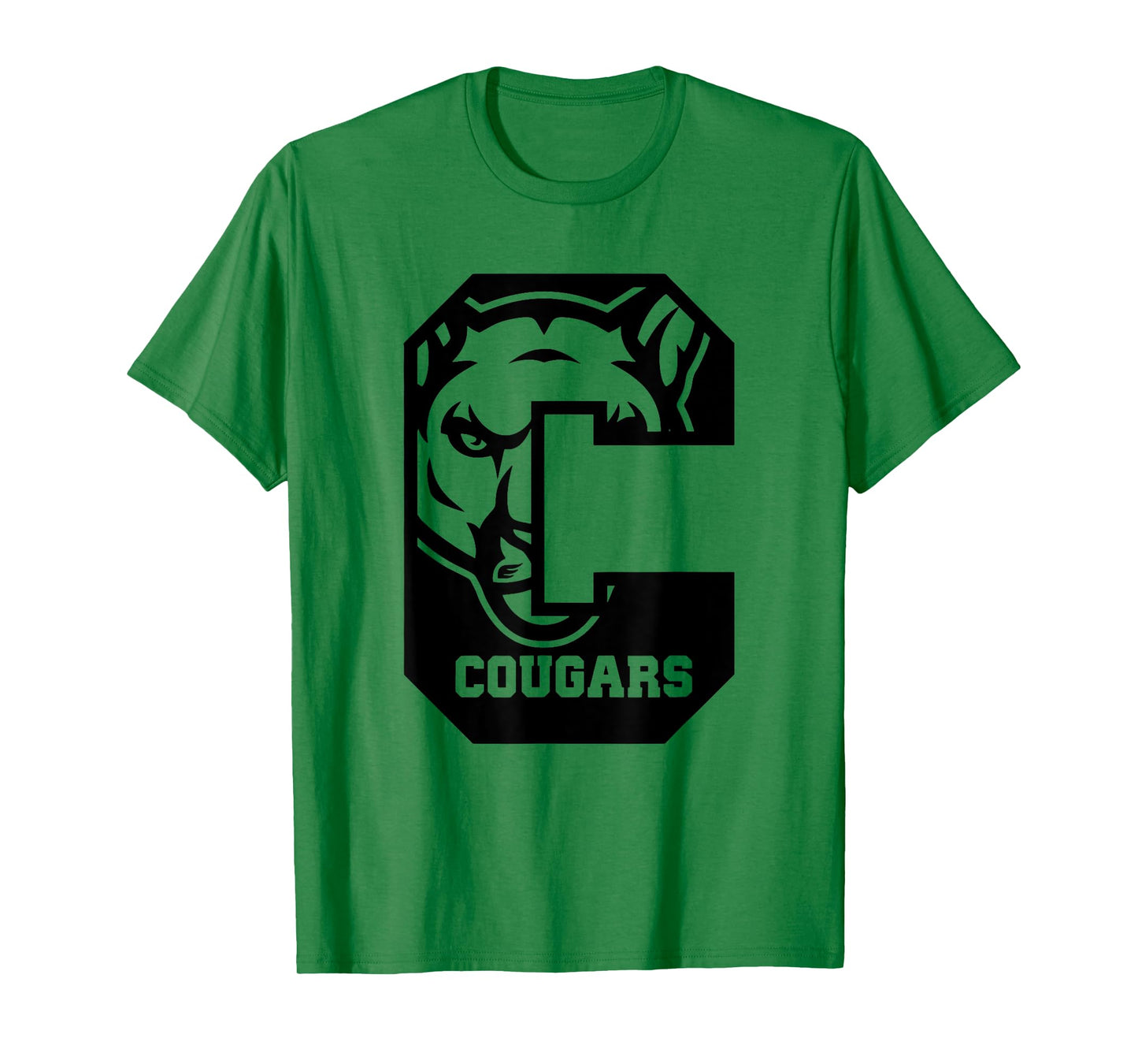 Cougars Football School Sports Fan Team Spirit T-Shirt