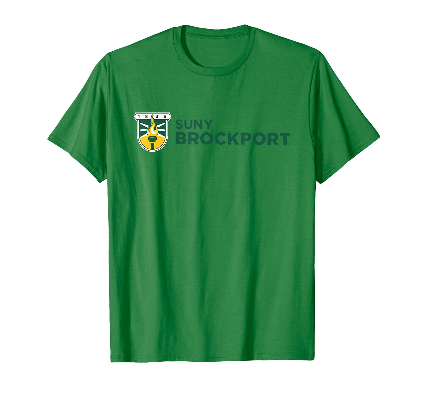 SUNY Brockport Golden Eagles Institutional Shield Logo T-Shirt