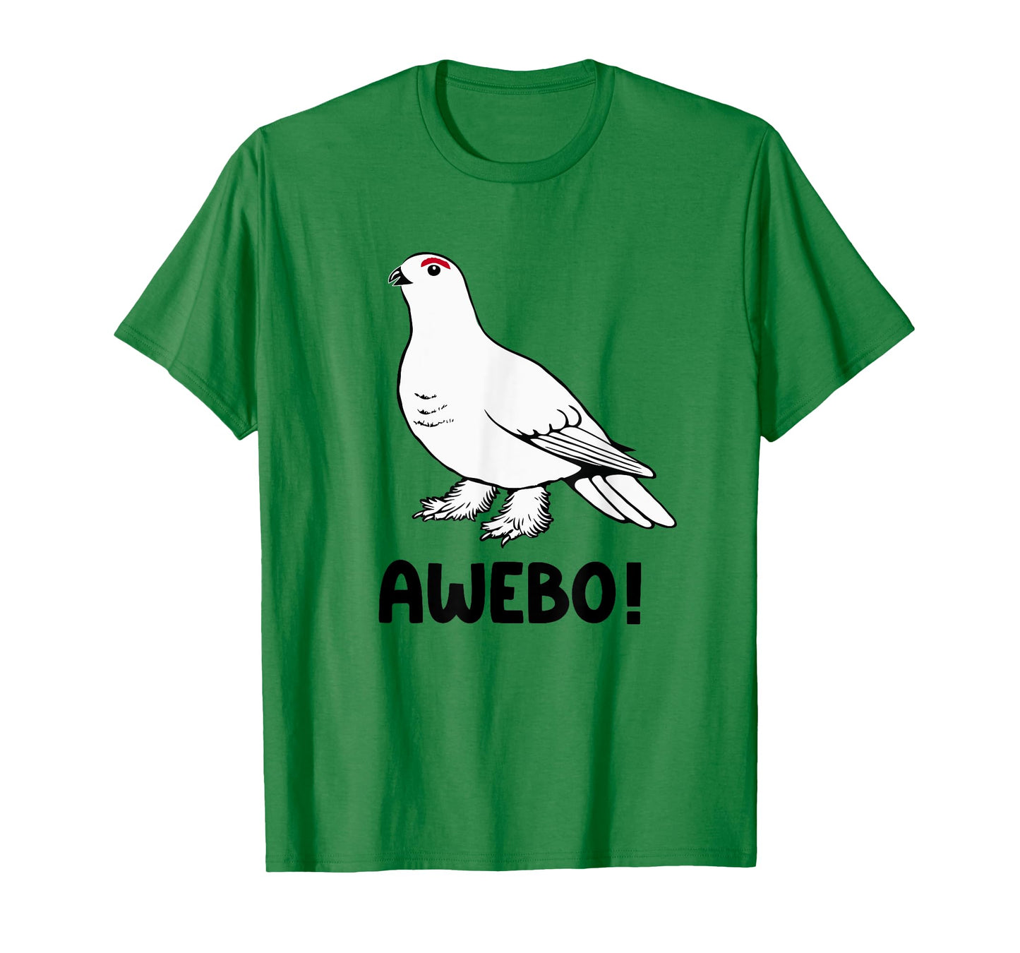 Awebo Meme Willow Ptarmigan Awebo Bird Funny Arctic Chicken T-Shirt