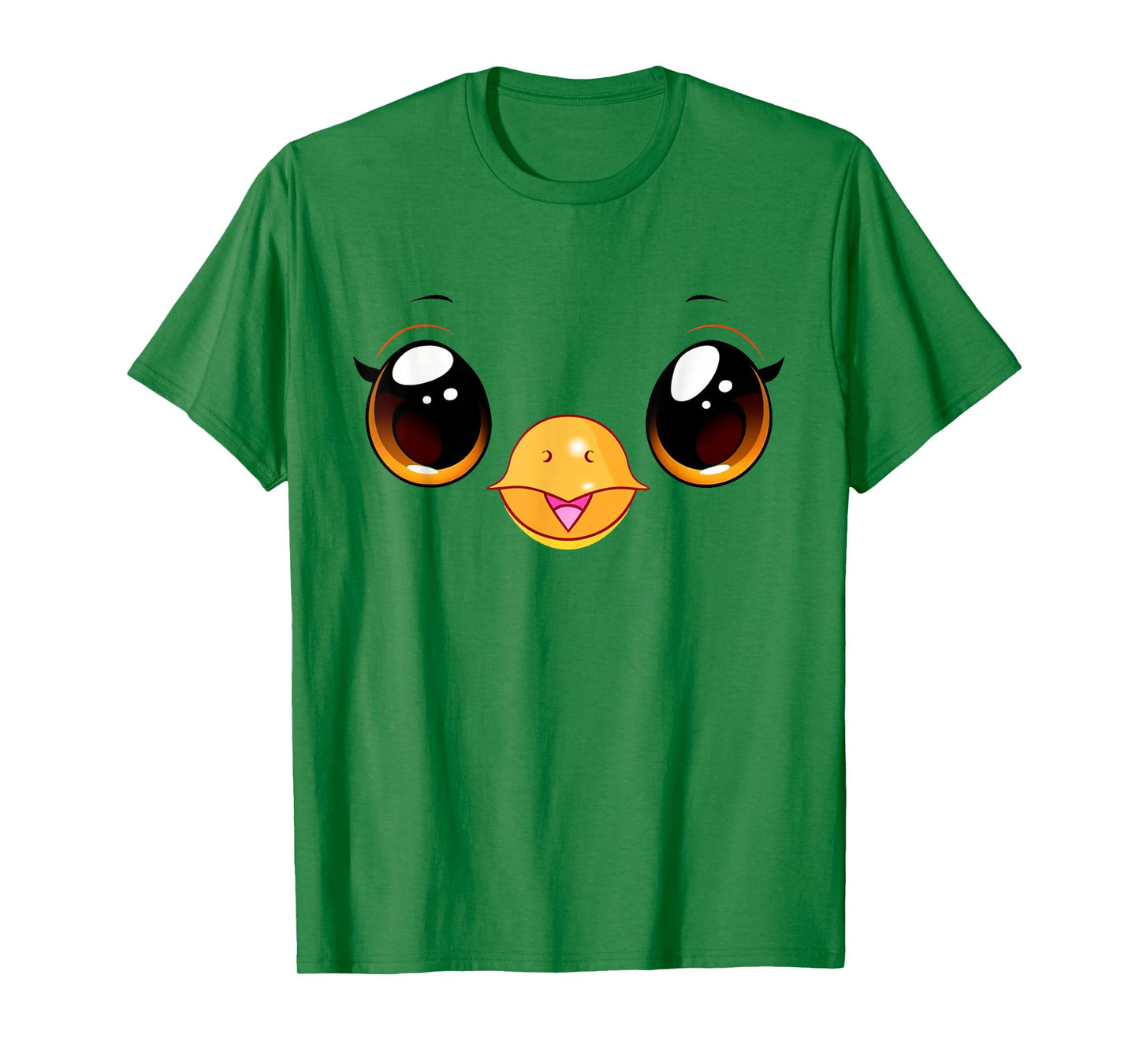 Cute Chicken Face Yellow Chick Costume T-Shirt