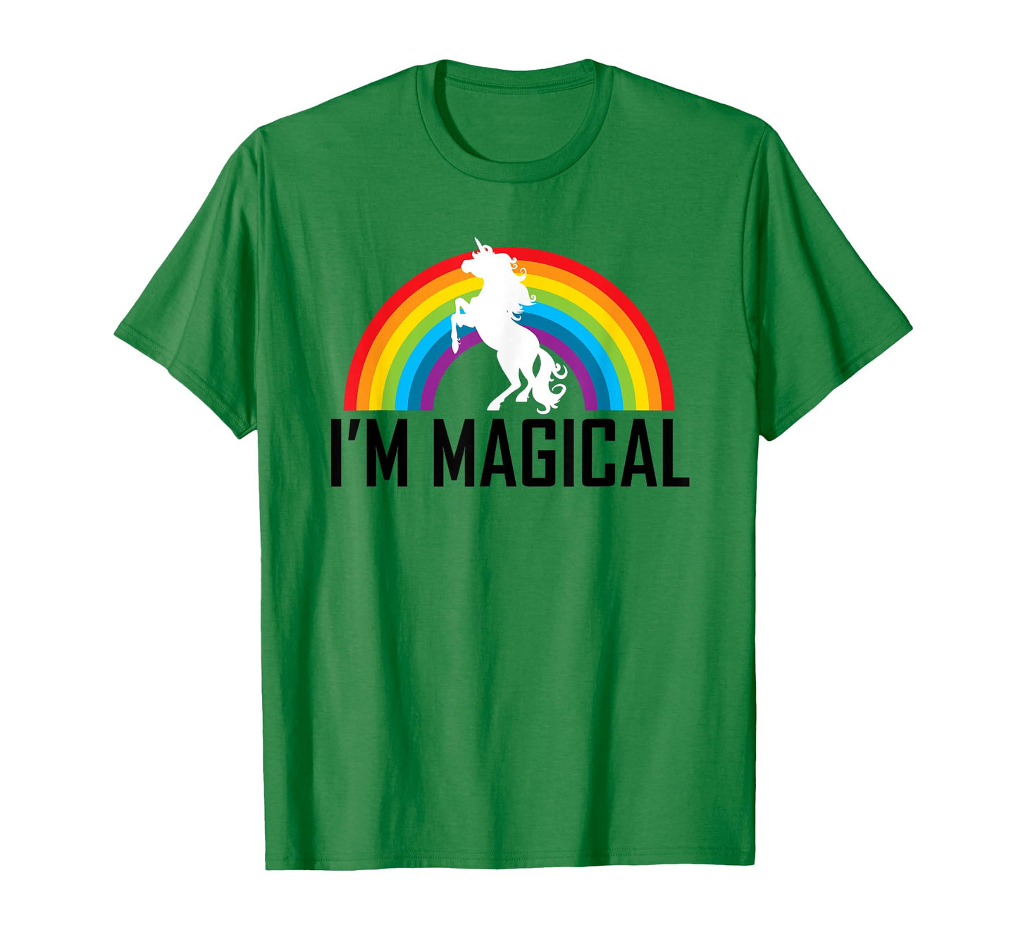 Unicorn I'm Magical Rainbow T Shirt for Girl Women Kids Gift T-Shirt