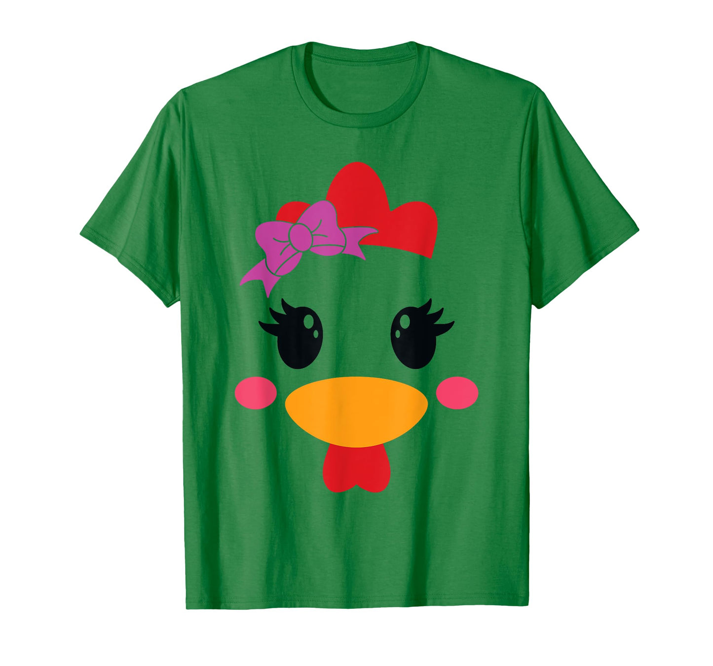 Chicken Costume Halloween Chicken Face Rooster Funny T-Shirt