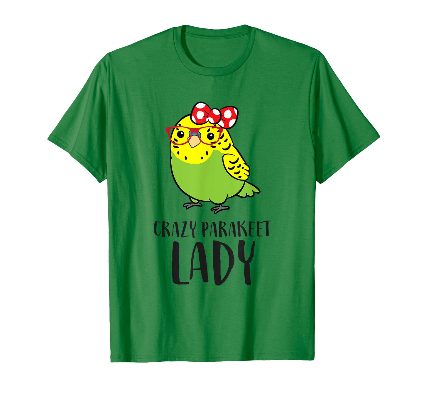 Parakeet Bird Girl Crazy Parakeet Lady T-Shirt
