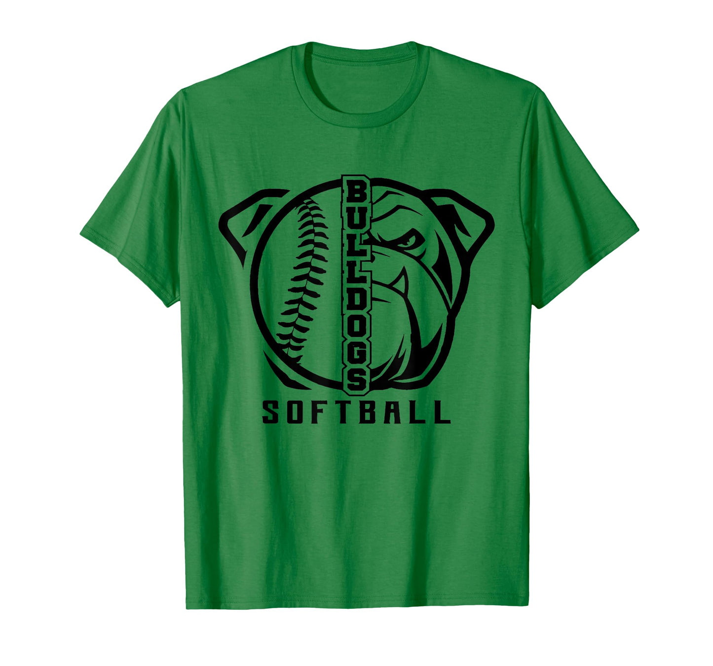 Bulldogs Baseball Softball High School Team Mascot Mom T-Shirt