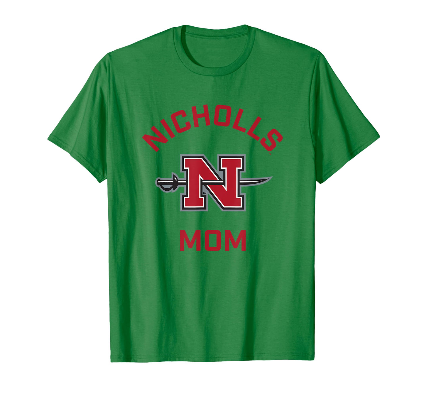 Nicholls State University Colonels Arched Mom T-Shirt