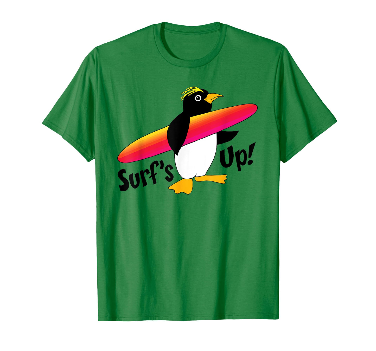 Cute Surfer Penguin T-Shirt T-Shirt
