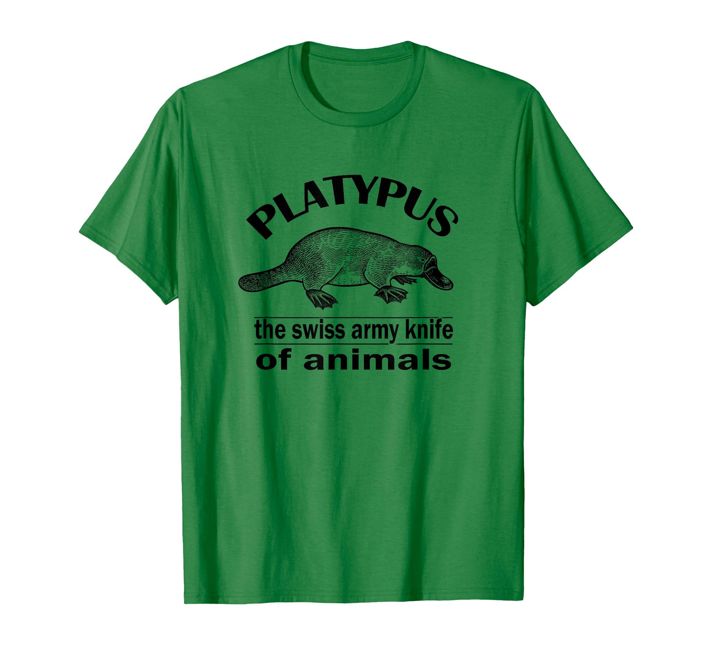 Retro Vintage Swiss Army Knife Platypus Lover T-Shirt