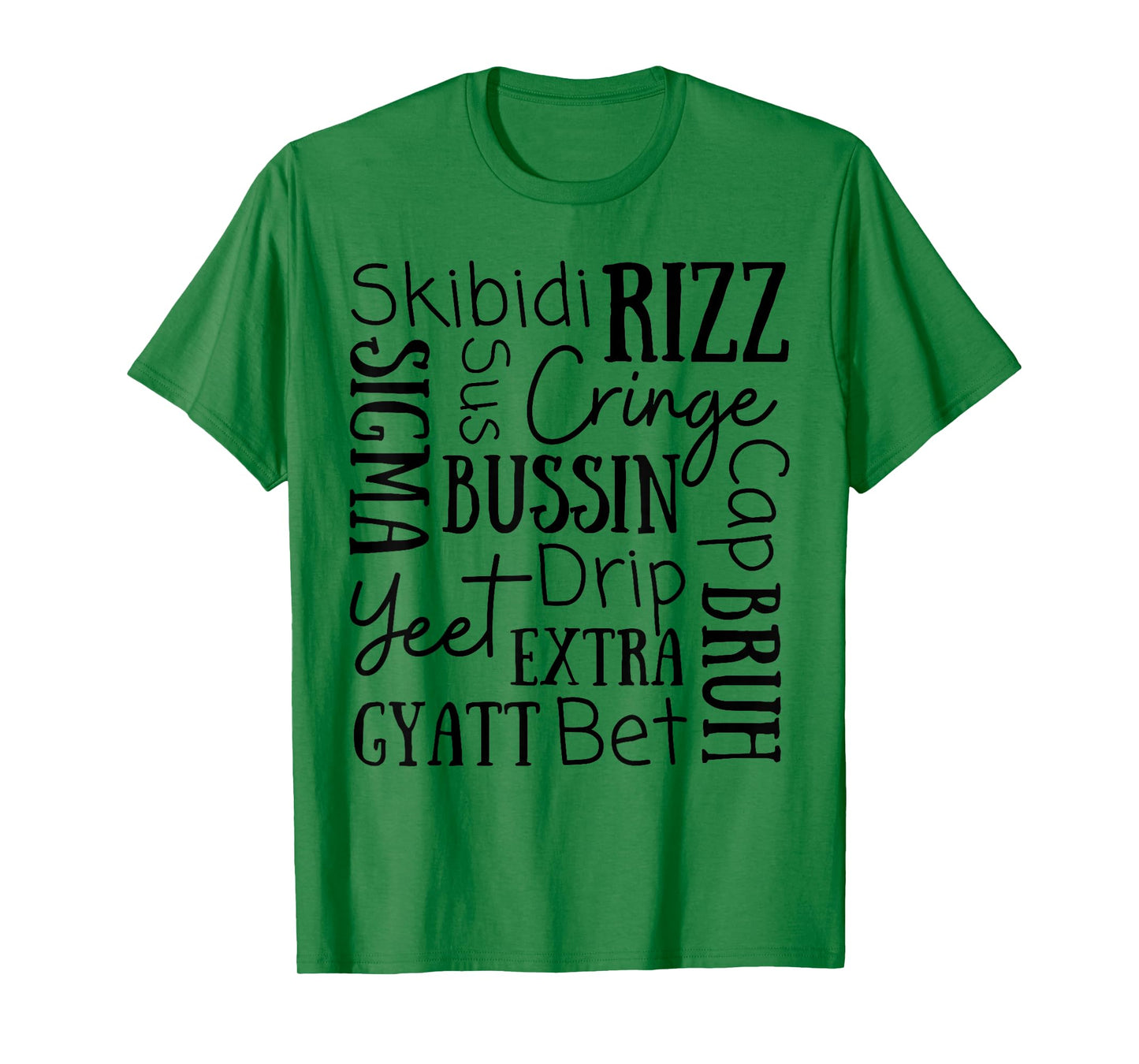 Skibidi Rizz Funny Kids Rizz Bussin Gen Z Christmas Young T-Shirt