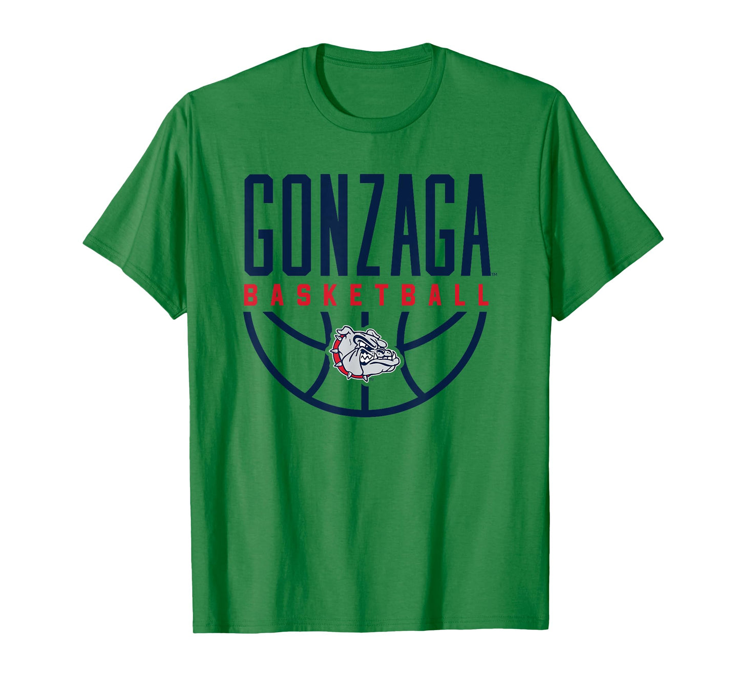 Gonzaga University Bulldogs Basketball Arch T-Shirt