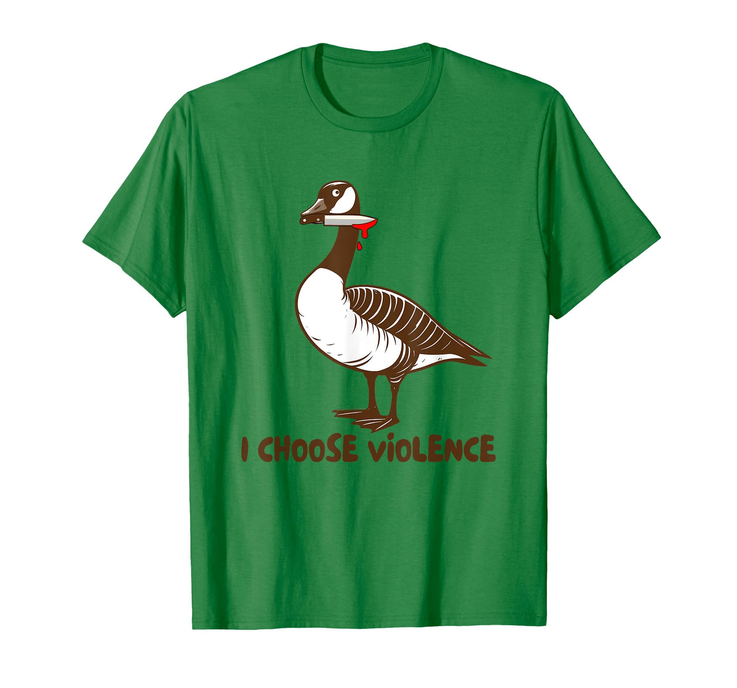 Canadian Goose Murder Cobra Chicken I Choose Violence T-Shirt