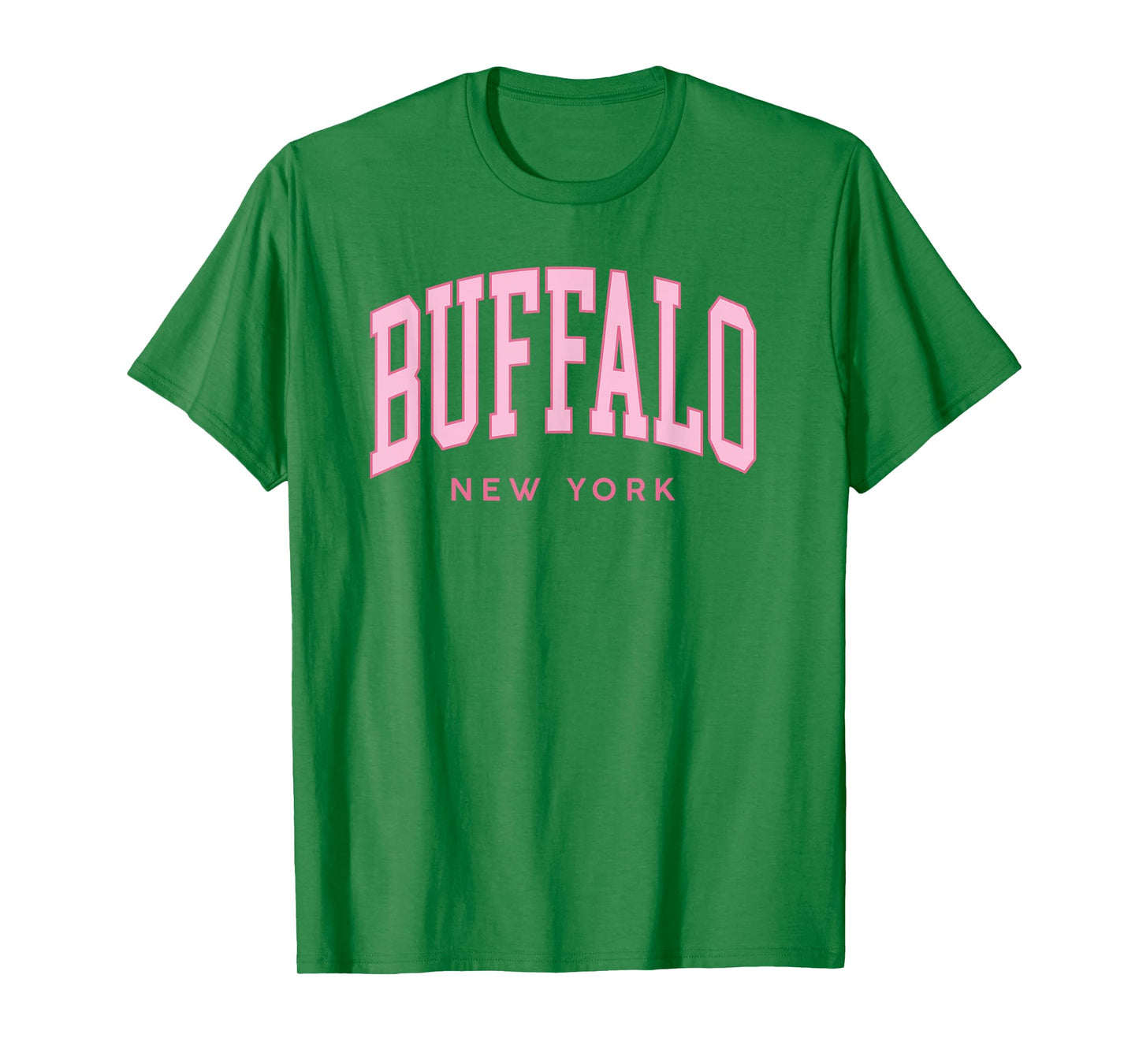 Buffalo NY Pink Retro Preppy Throwback Womens Girls Souvenir T-Shirt