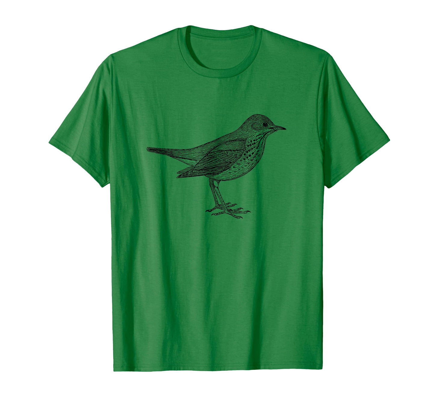 Hermit Thrush Bird Graphic Birdwatching T-Shirt