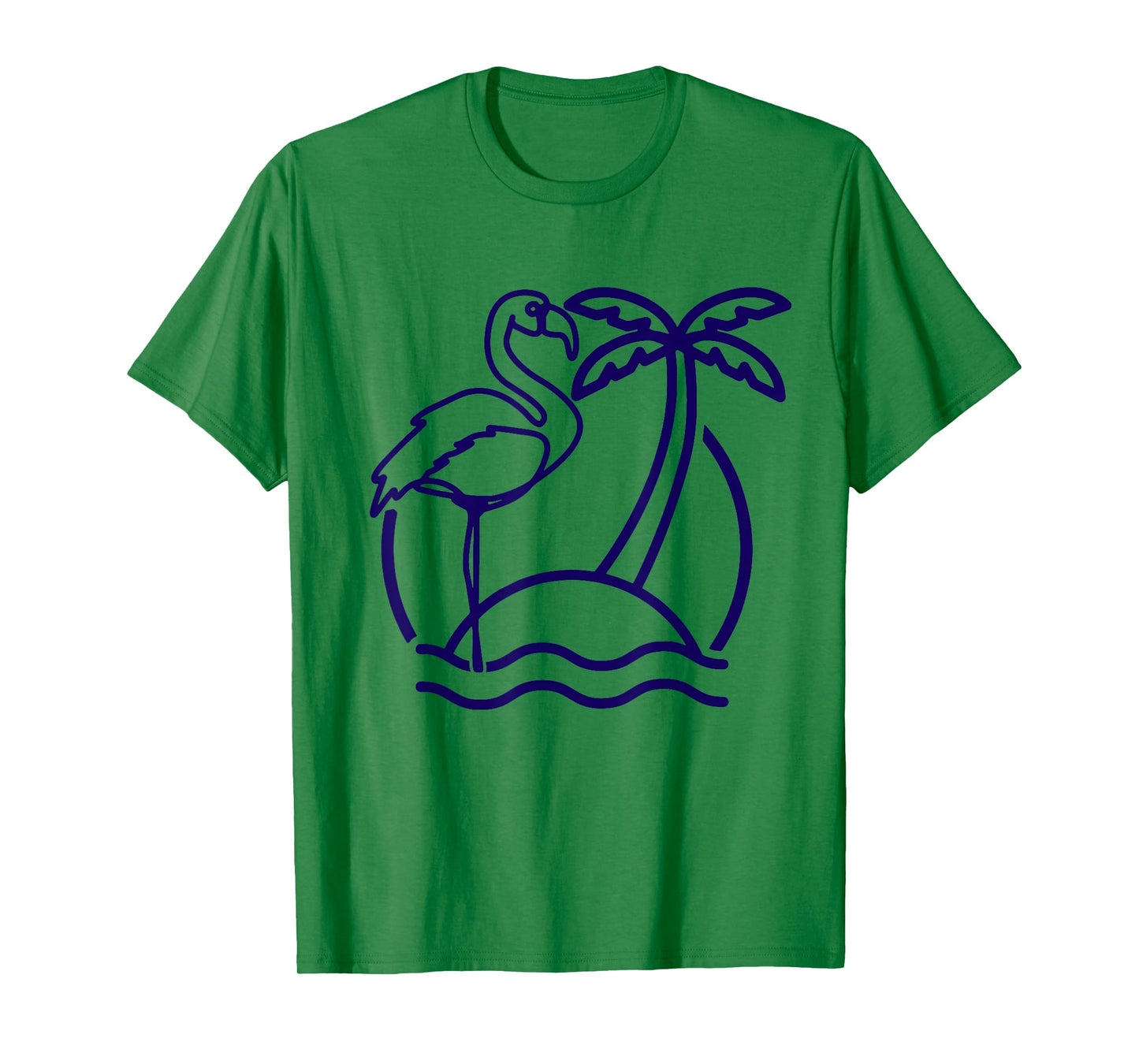 Flamingo Beach Vintage Retro 80s Miami Flamingo Lover T-Shirt for Men Women Girls Kids