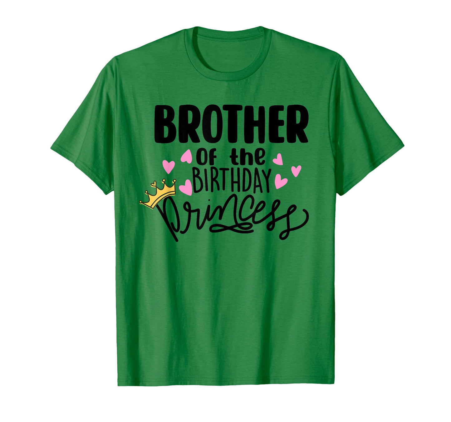 Brother Of The Birthday Princess Party Toddler Girl Family T-Shirt