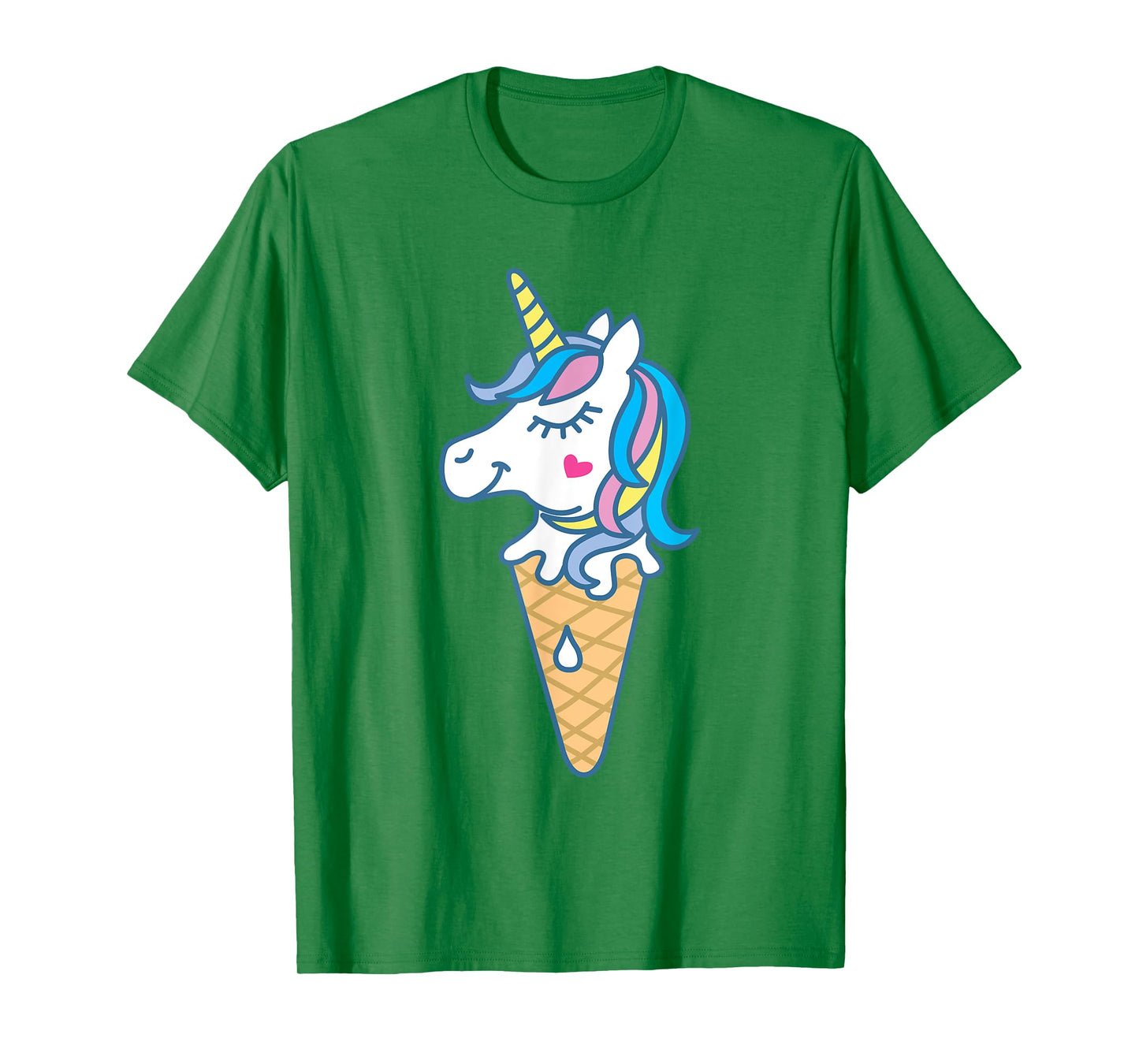 Ice Cream Unicone Art Unicorn Cute Graphic Men Women Kids T-Shirt