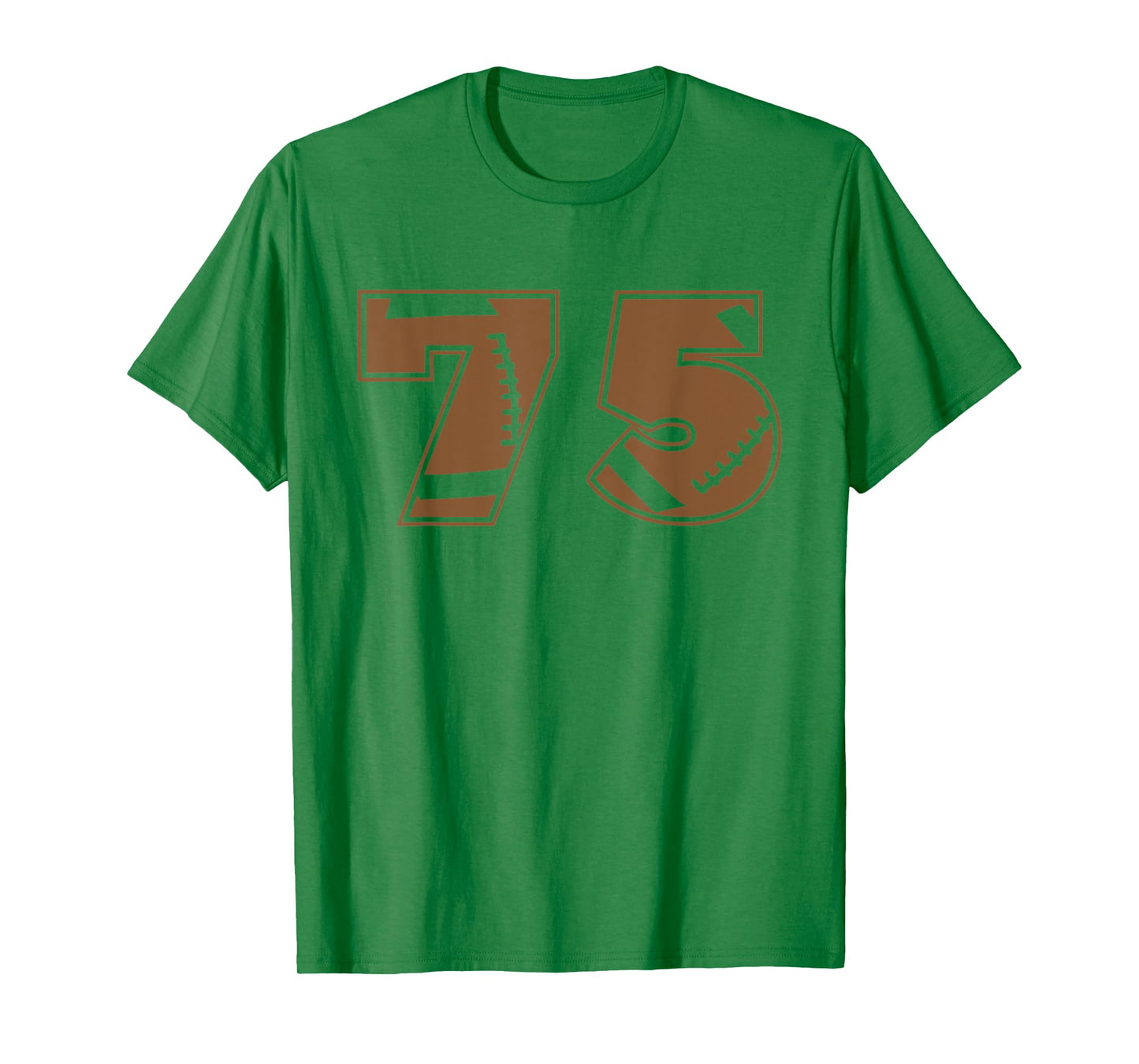Football 75 Jersey Number T-Shirt