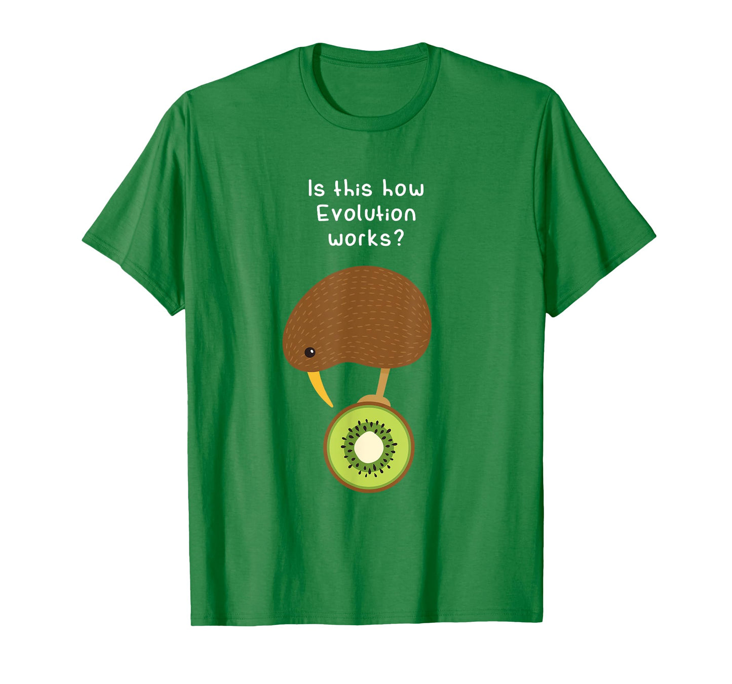 Kiwi Bird Evolution Funny Kiwi Fruit Pun Gift T Shirt T-Shirt