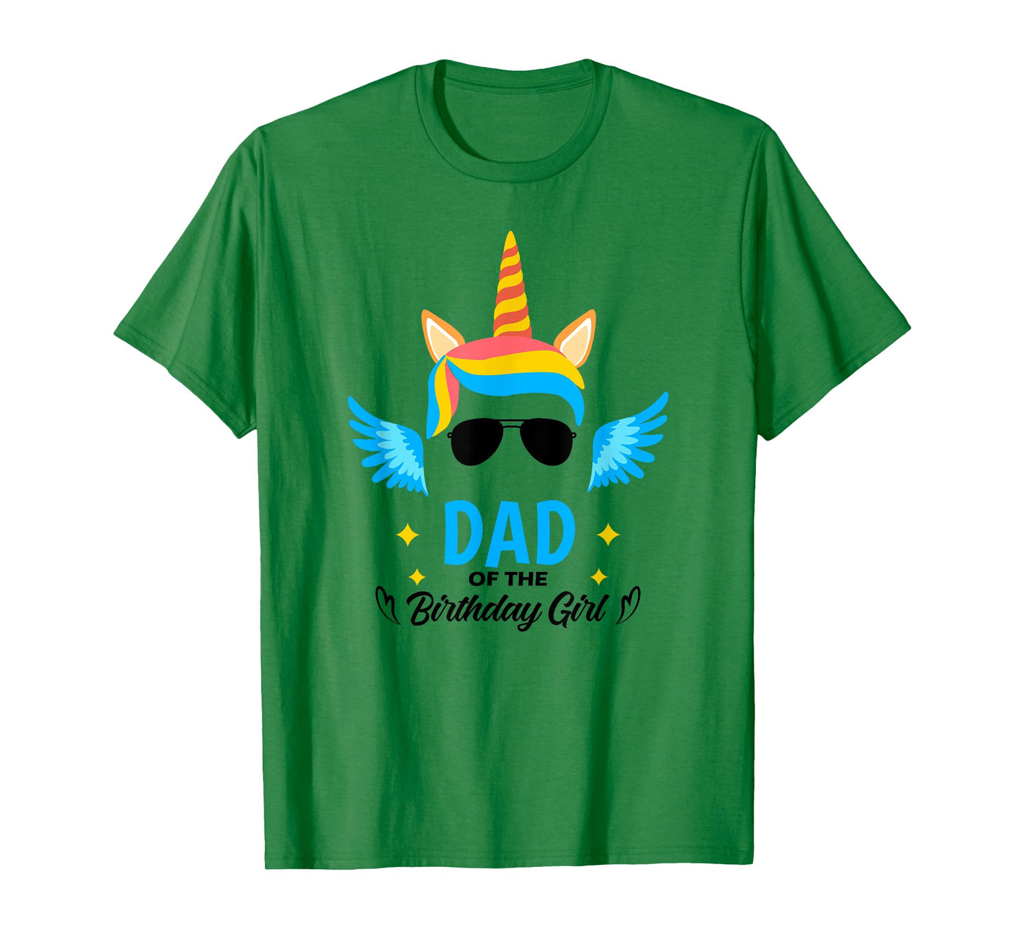 Dad of The Birthday for Girl Father Unicorn First Birthday T-Shirt