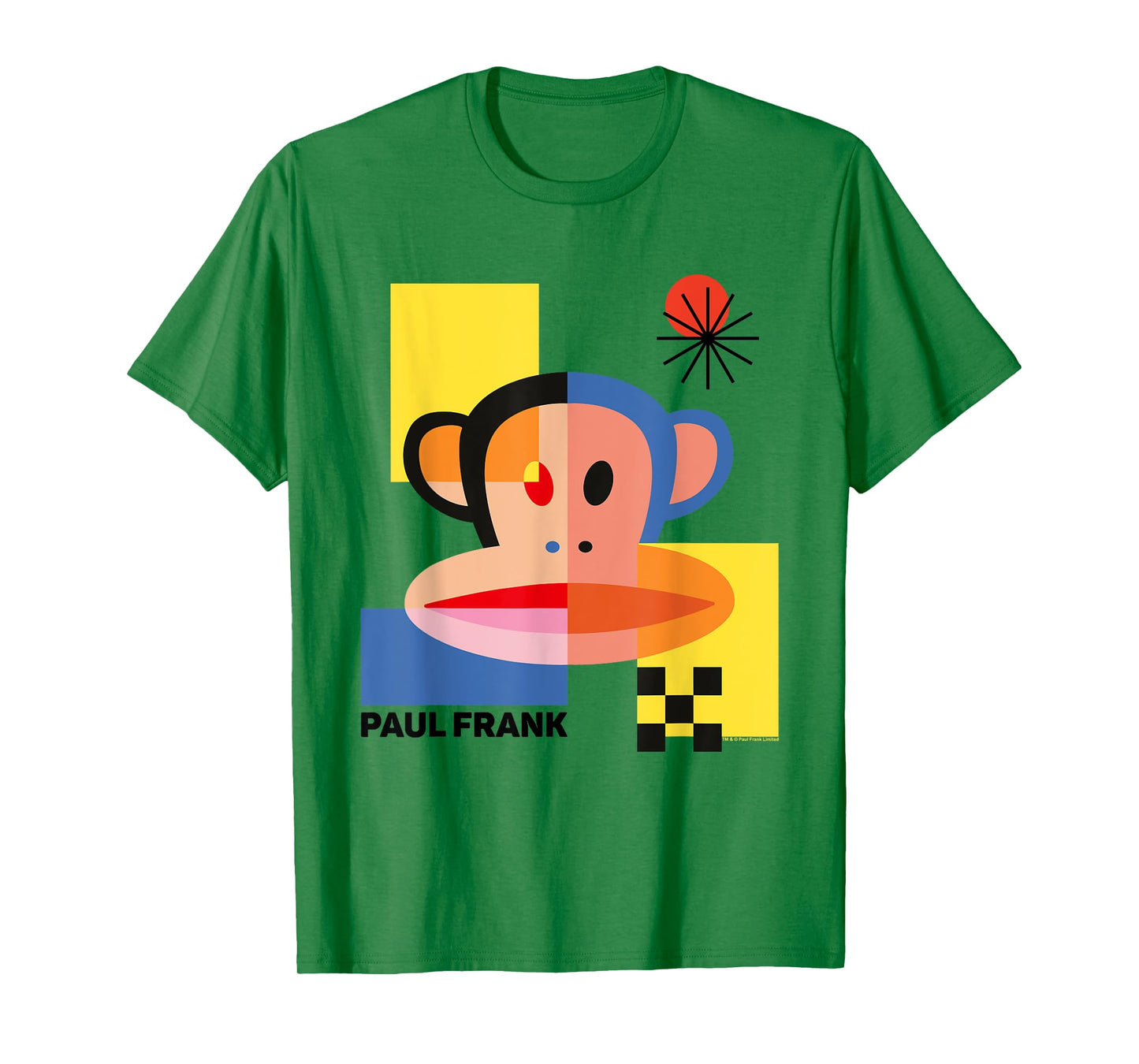 Paul Frank Julius Abstract 80s Block Art T-Shirt