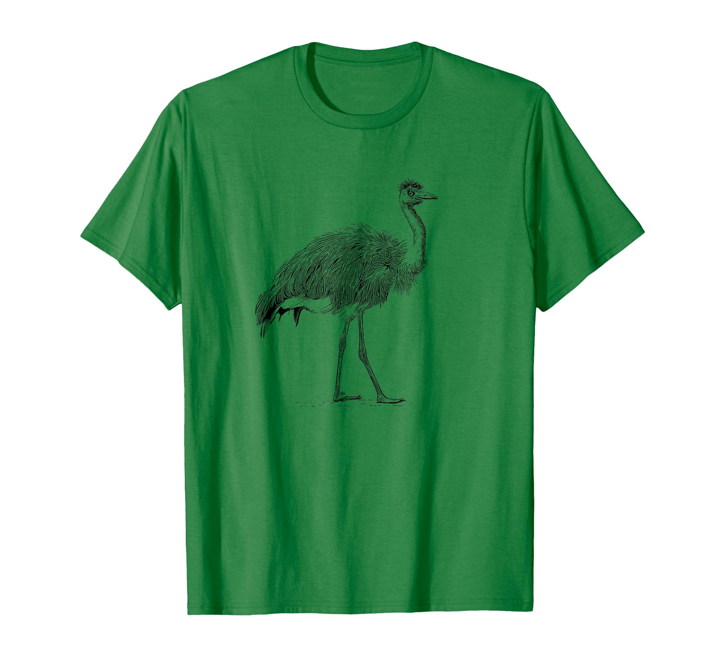 Zookeeper Retro Illustration Vintage Flightless Emu Lover T-Shirt