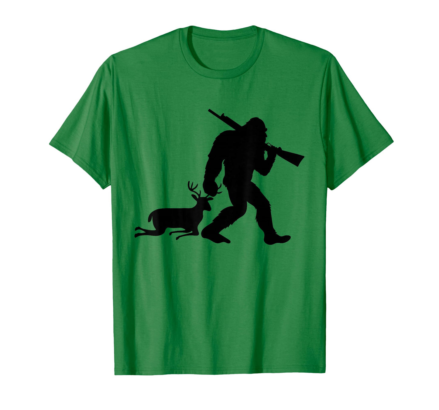 Funny Bigfoot Deer Hunting Sasquatch Dad Men Wildlife Hunter T-Shirt