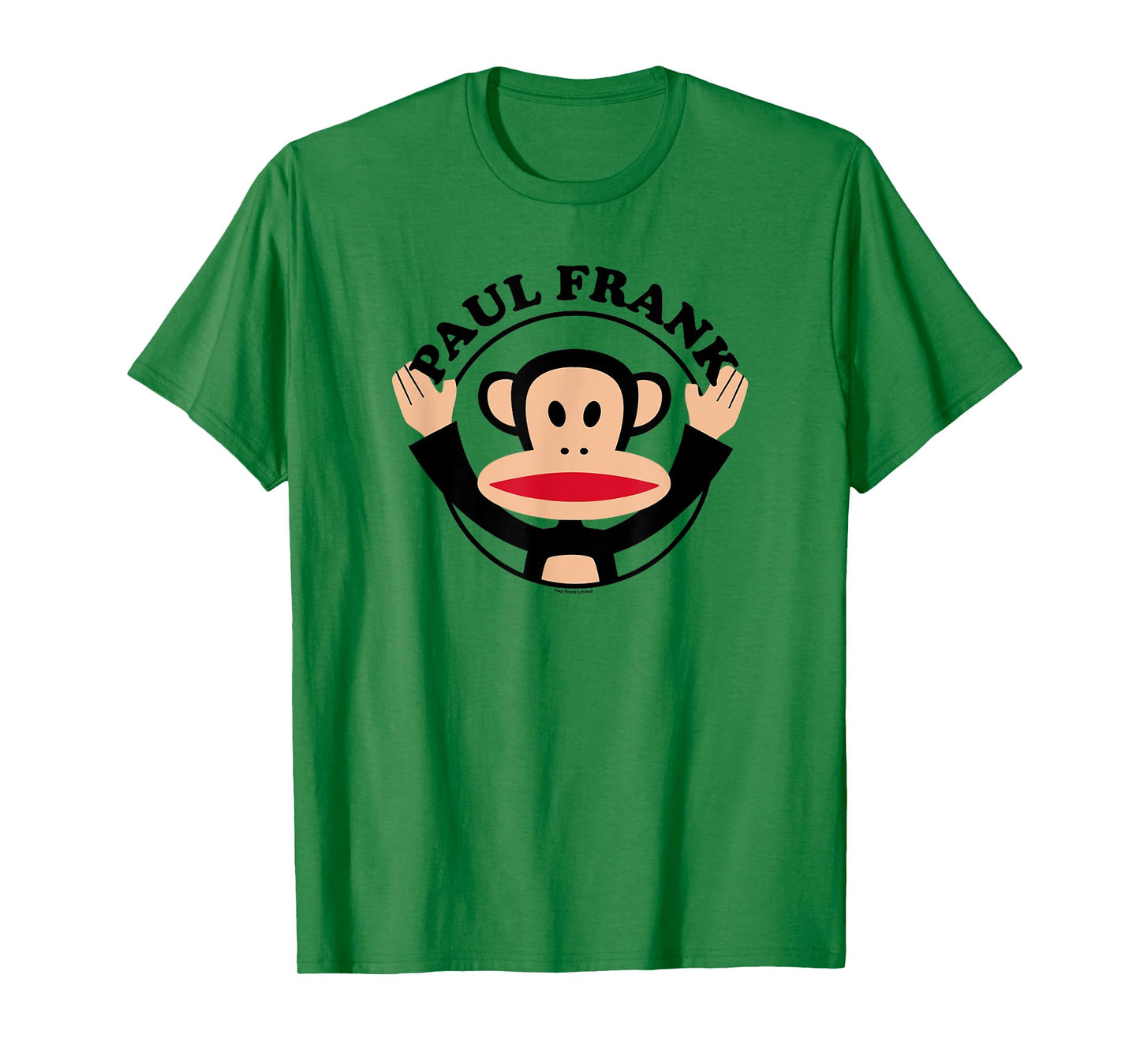 Paul Frank Kids Unisex Julius the Monkey T-Shirt, Grey, Small, Short Sleeve, Crew Neck, Classic Fit, Lightweight, Pull On