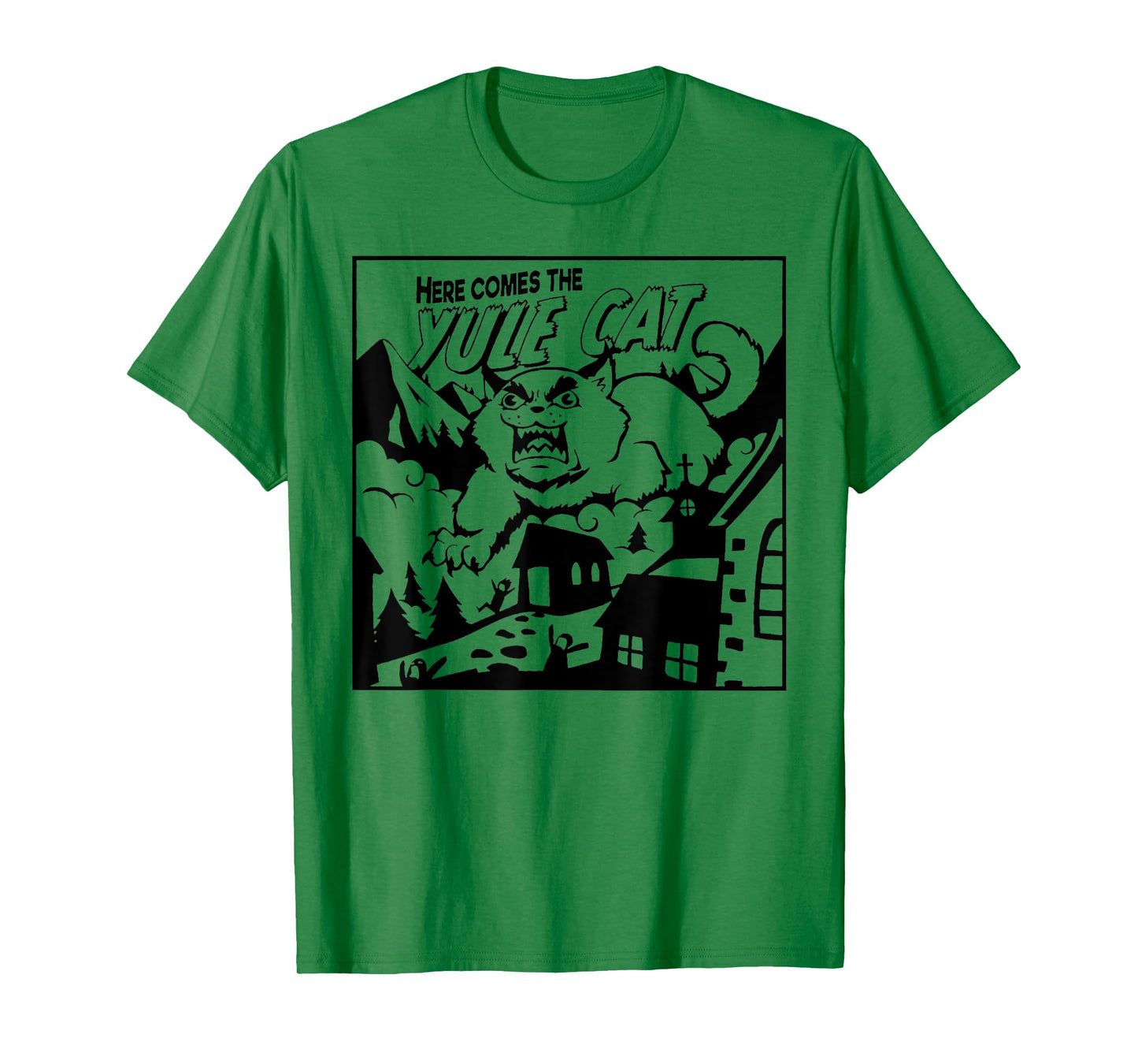 Yule Cat T-Shirt for Men Women