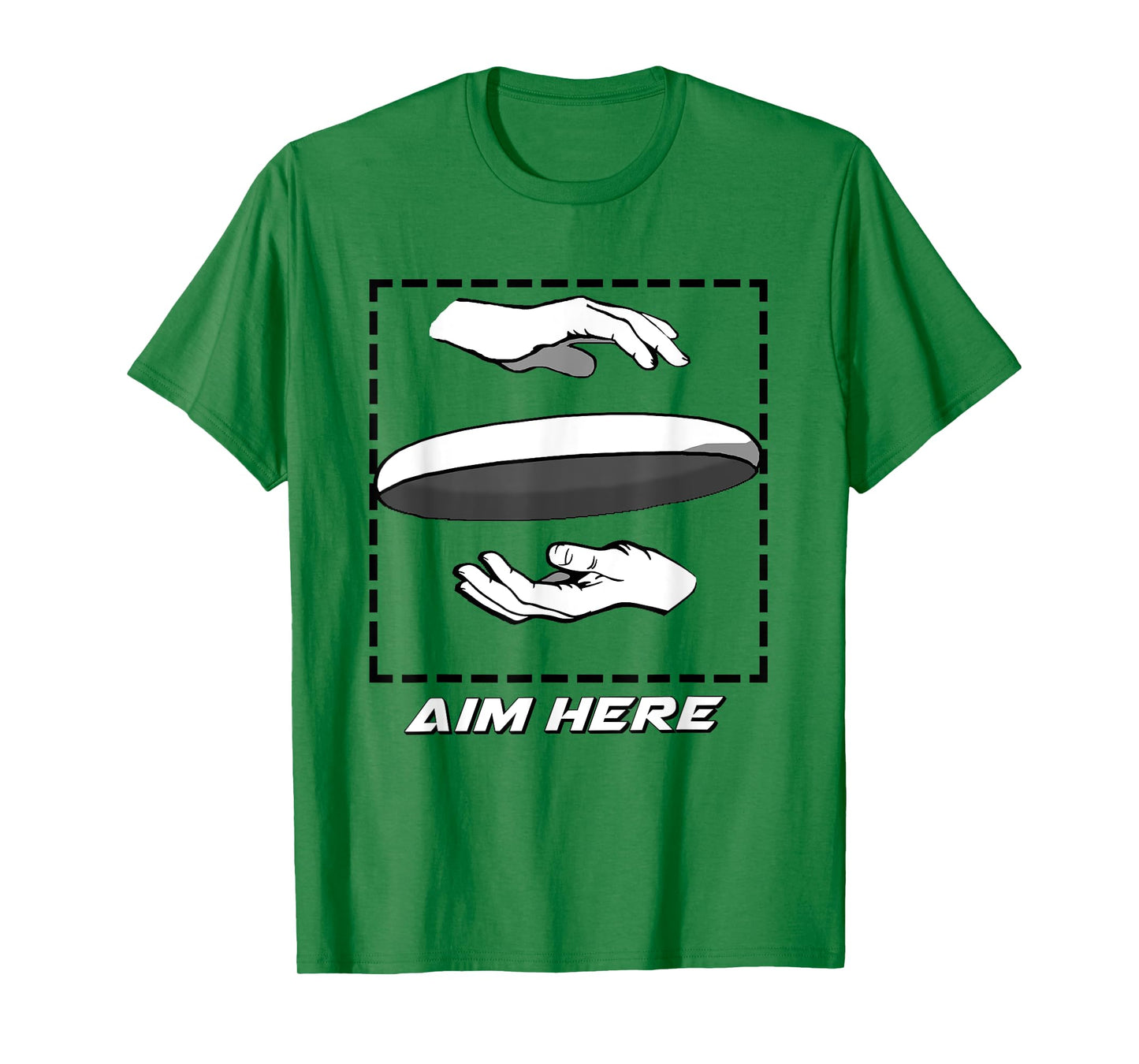 Aim Here. Ultimate Frisbee Shirt T-Shirt