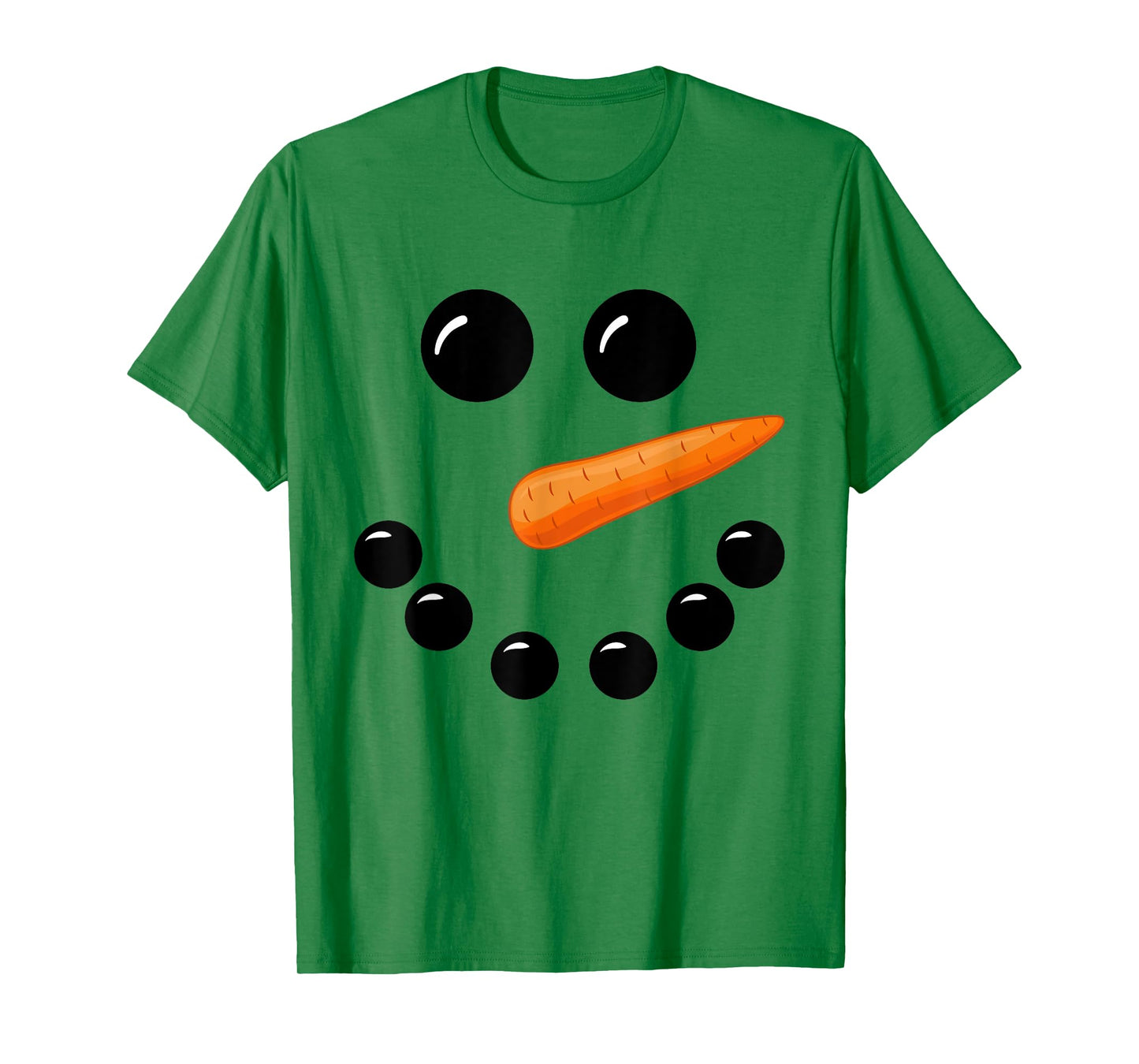 Snowman Face Shirt Boys Children Toddlers Funny Christmas T-Shirt