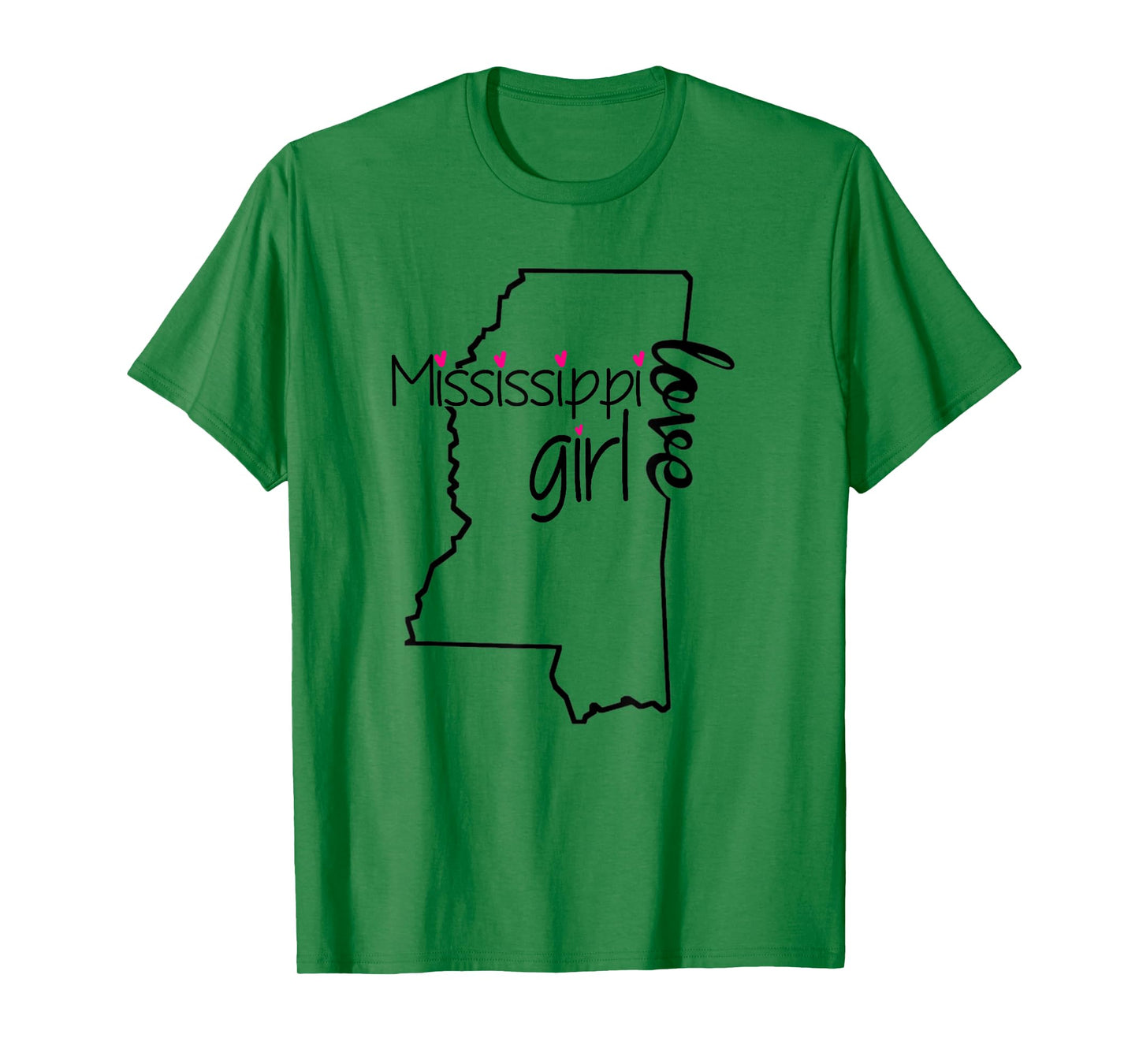 Mississippi Girl Tshirt I Love Mississippi State Home Shirt T-Shirt