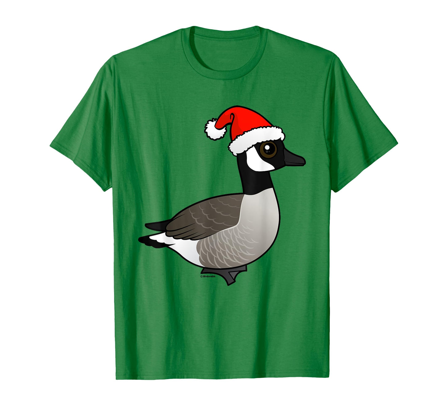 Funny Cute Cartoon Santa Canada Goose Christmas Gift Idea T-Shirt