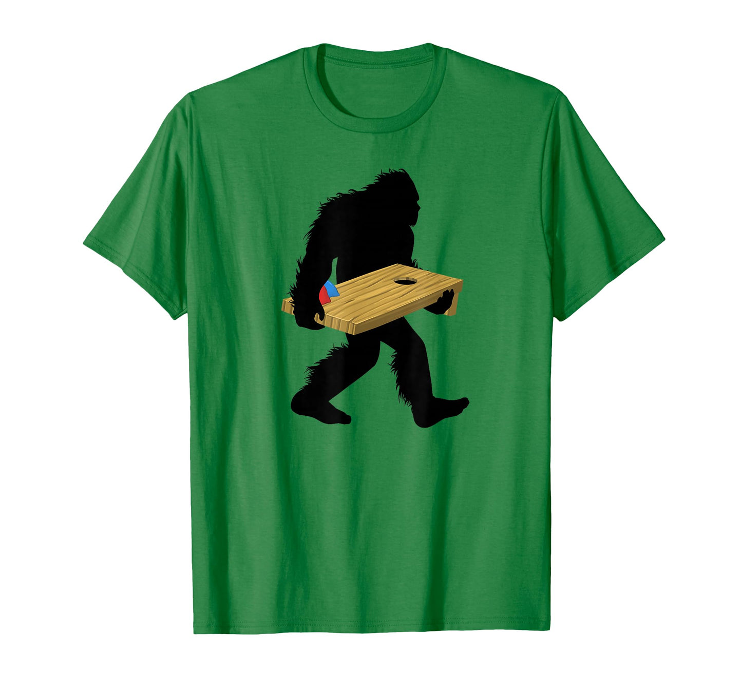 Bigfoot Cornhole T-Shirt, Cryptid Sasquatch Tee Apparel T-Shirt