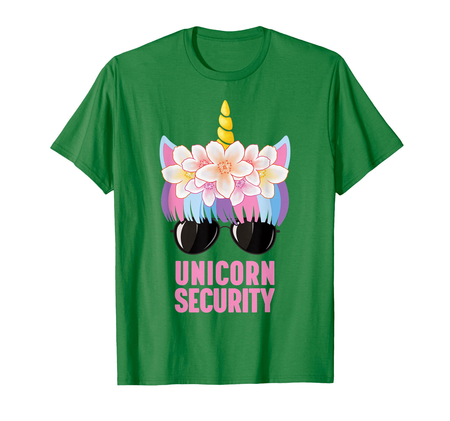 Cute Unicorn Security T-Shirt