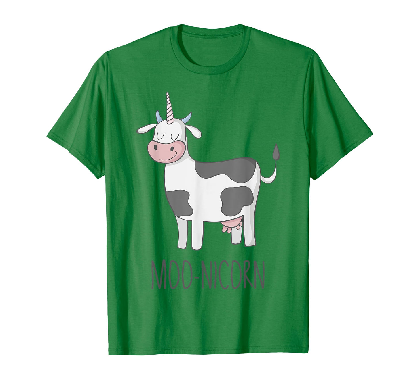 Moonicorn Funny Cow Unicorn T Shirt for Kids and Adults T-Shirt