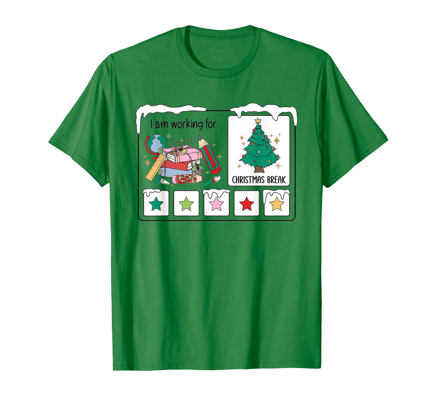 I Am Working For Christmas Break Special Education Teacher T-Shirt