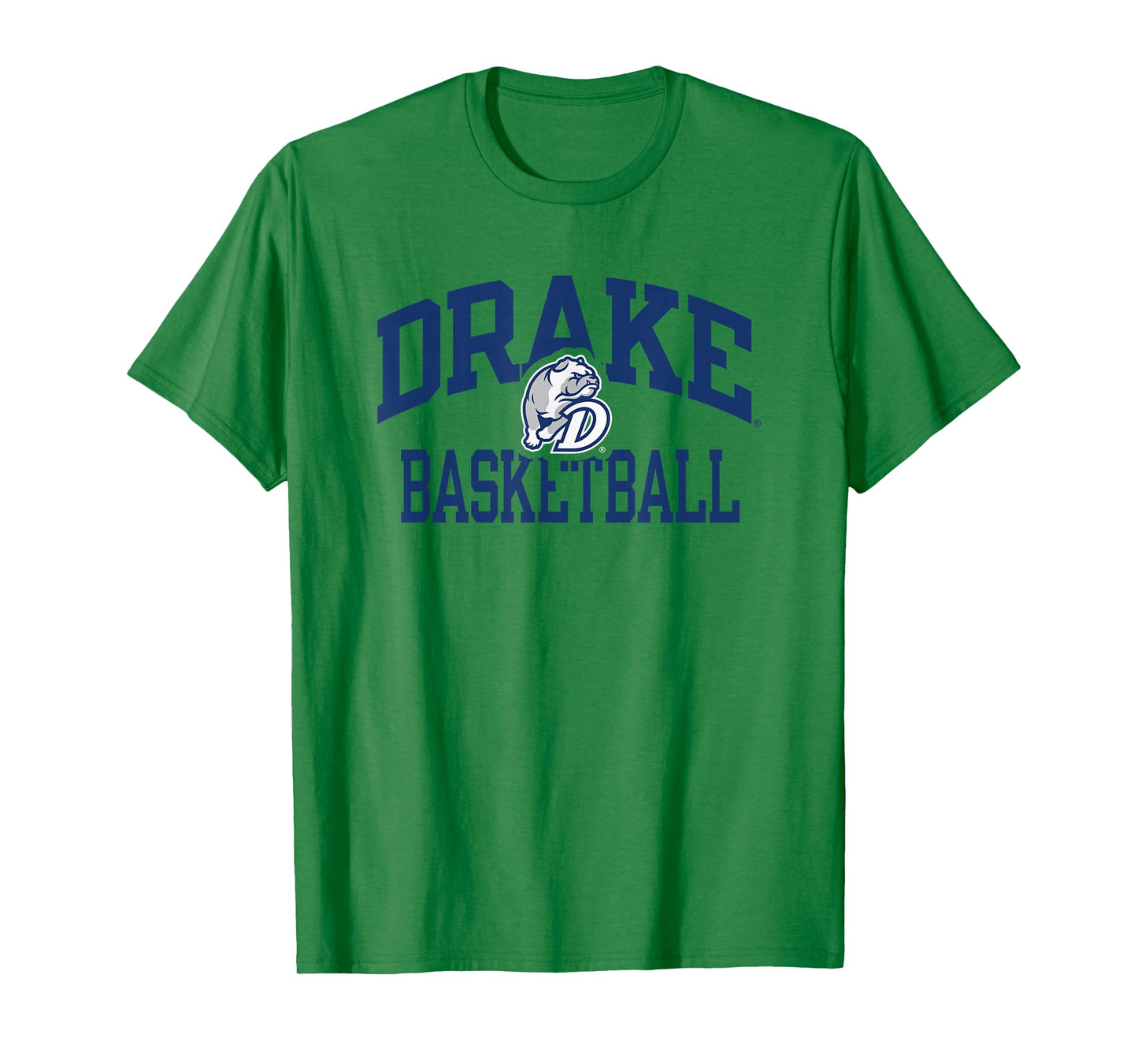 Drake Bulldogs Basketball Arch Gray Officially Licensed T-Shirt