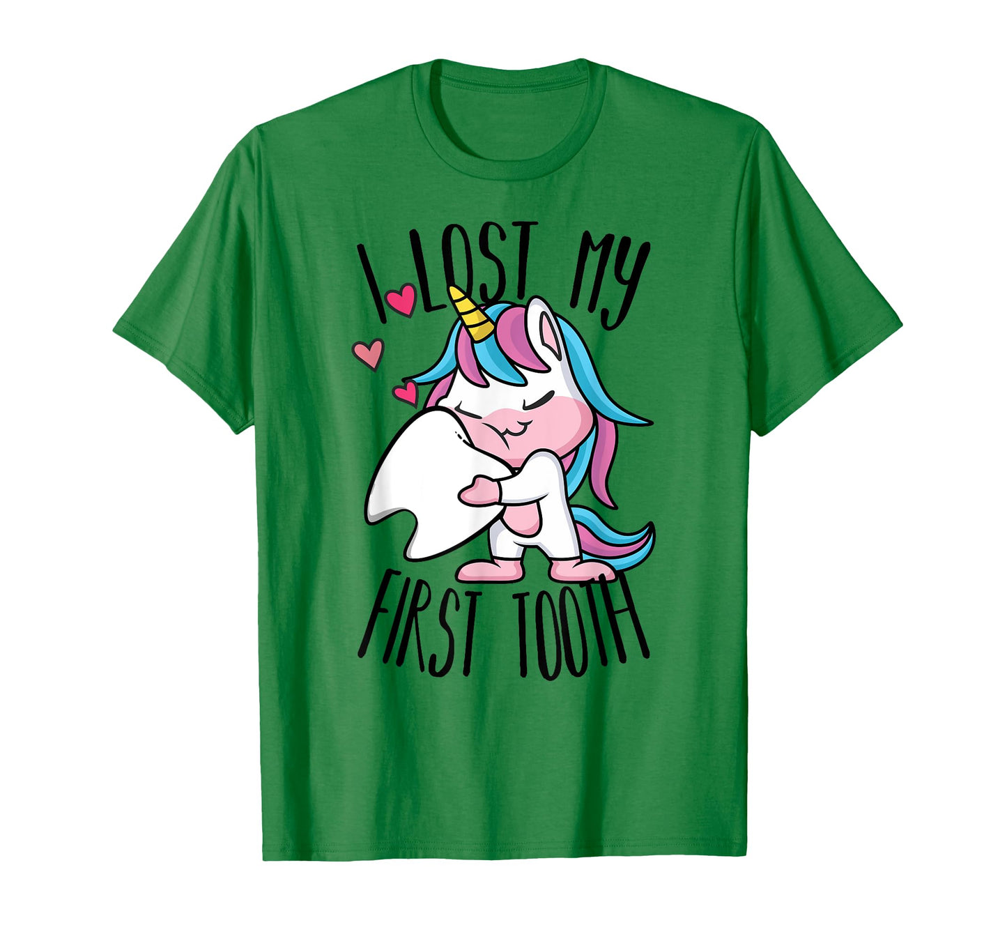 Funny Tooth Fairy - Cute Unicorn I Lost My First Tooth T-Shirt