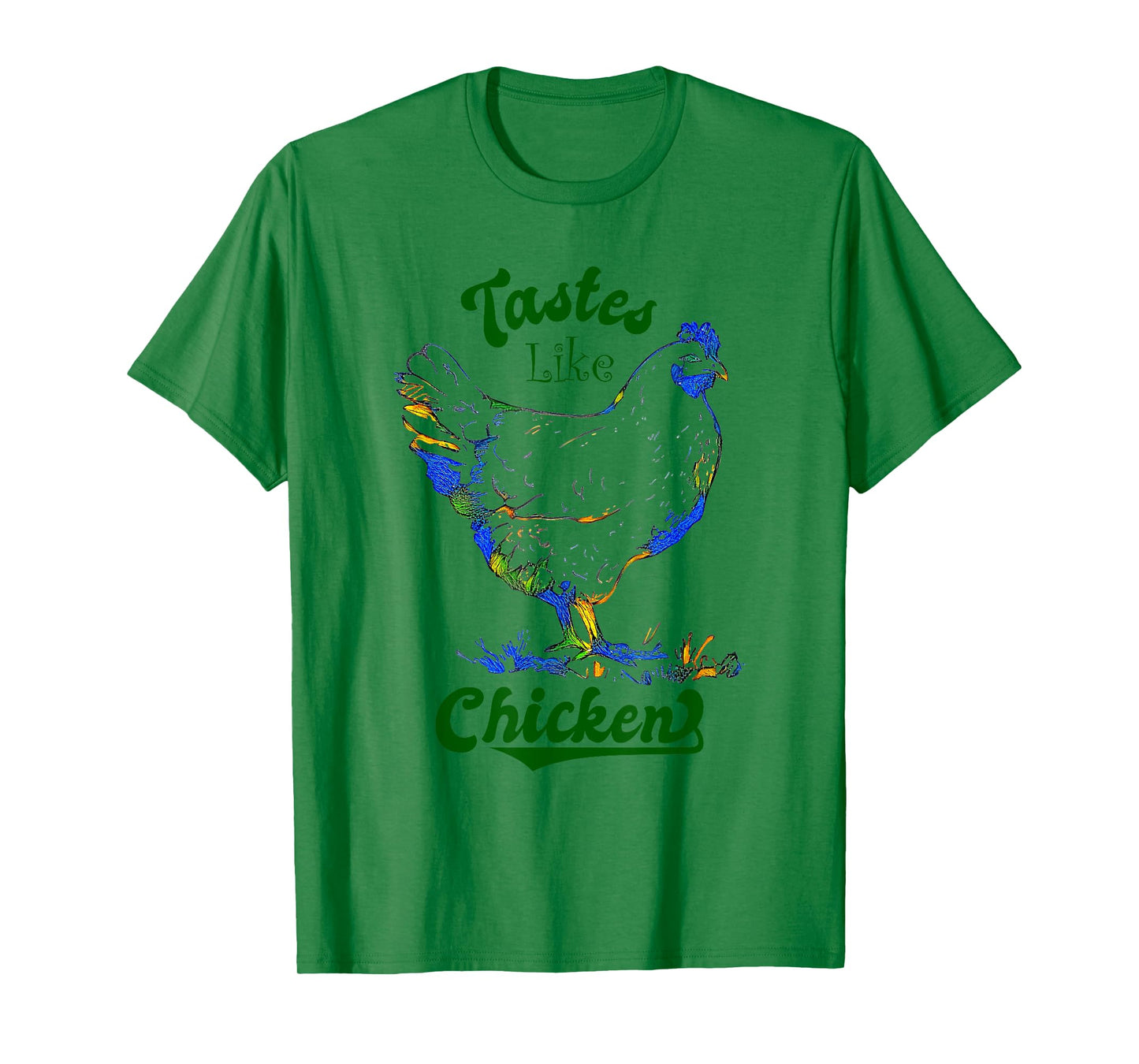 Tastes Like Chicken Vintage Retro Chicken Sign T-Shirt