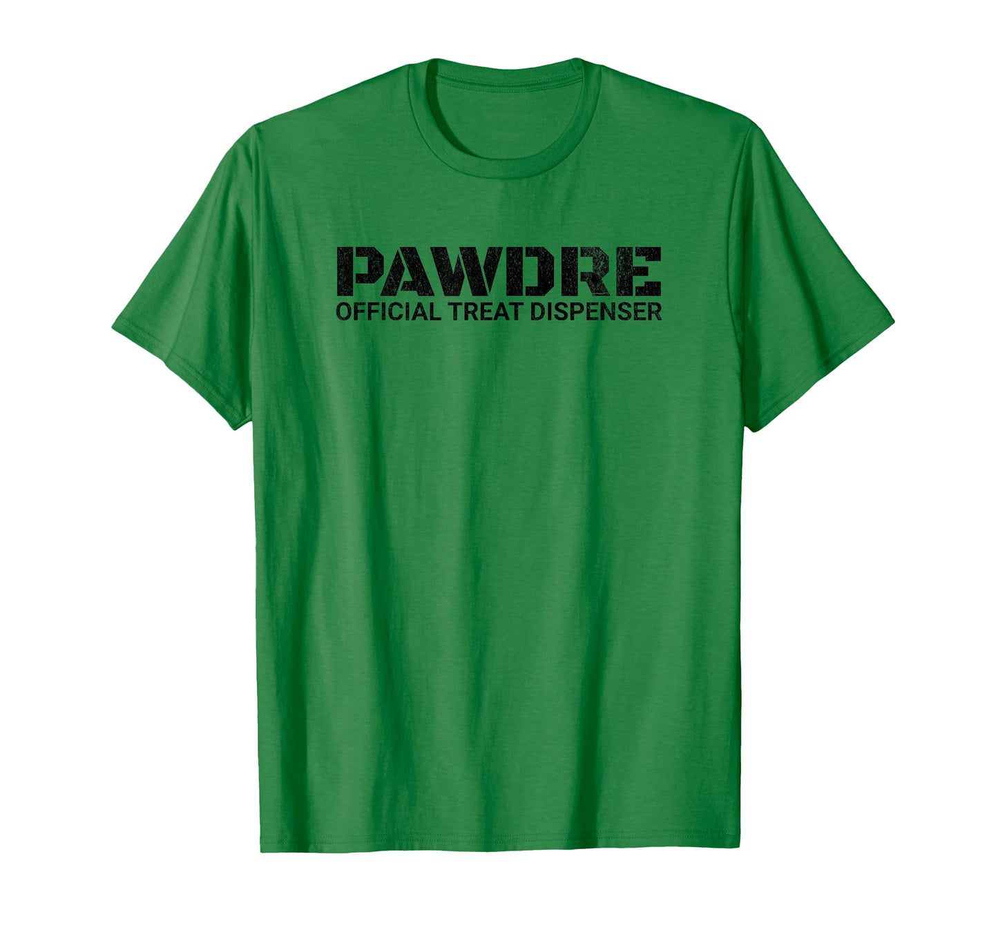 Funny PAWDRE Official Treat Dispenser, Cat and Dog Dad T-Shirt