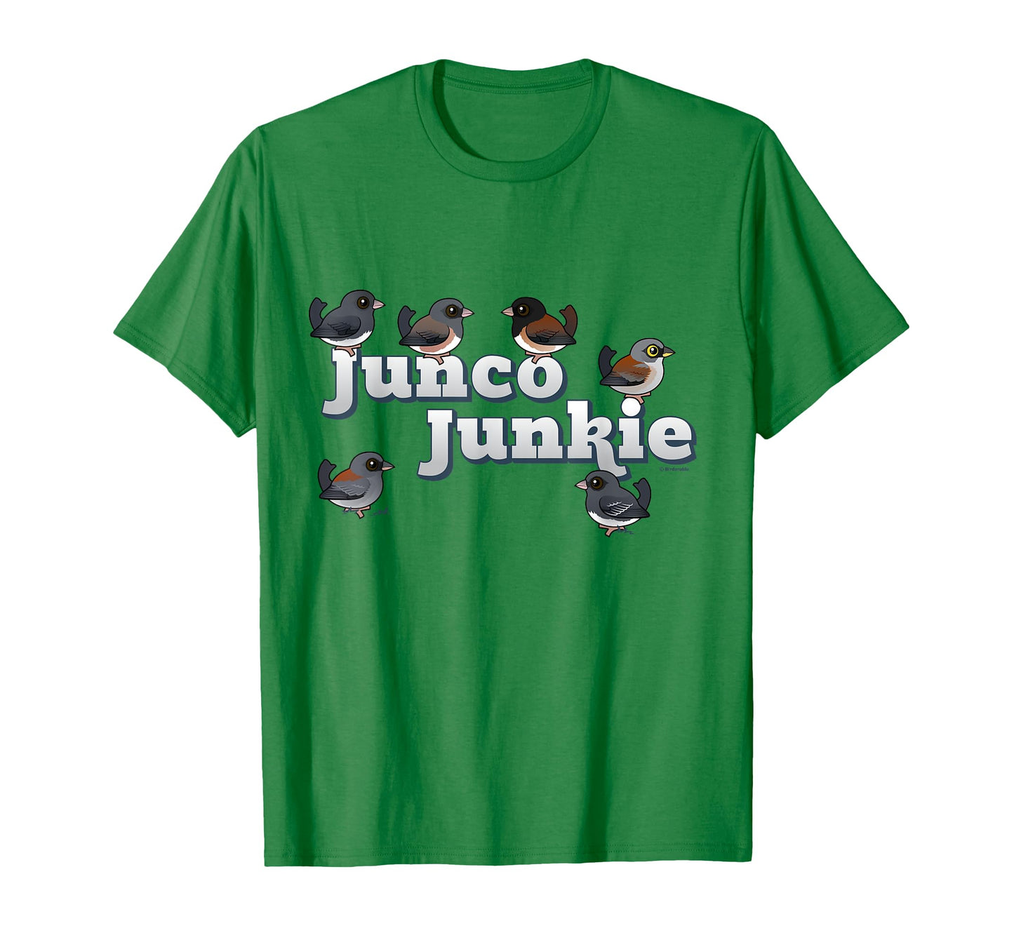 Cute Cartoon Junco Junkie Birdorable Birds Dark-eyed Juncos T-Shirt