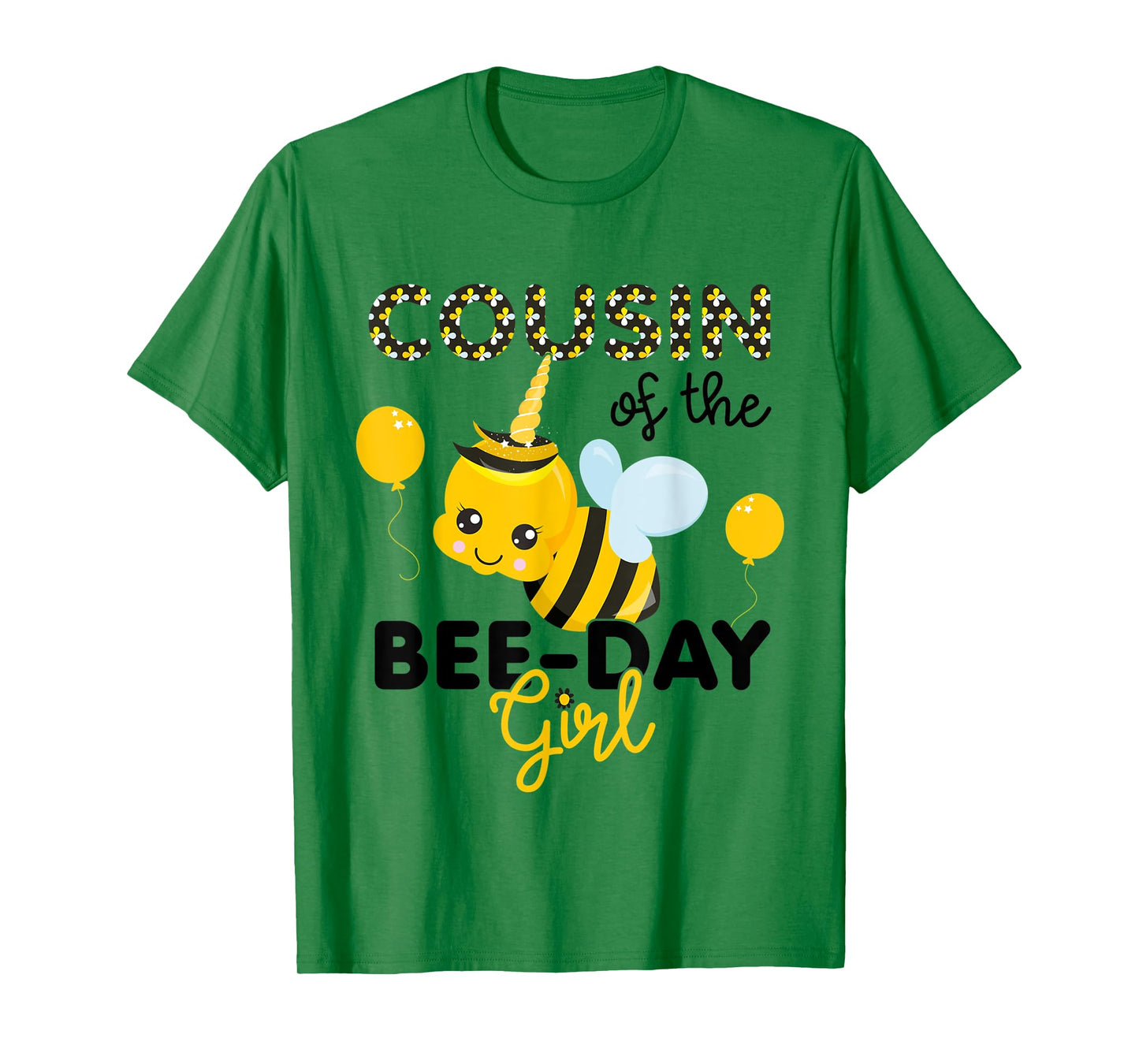 Cousin of the BeeDay Girl Bee Themed Fun Bday Matching Party T-Shirt