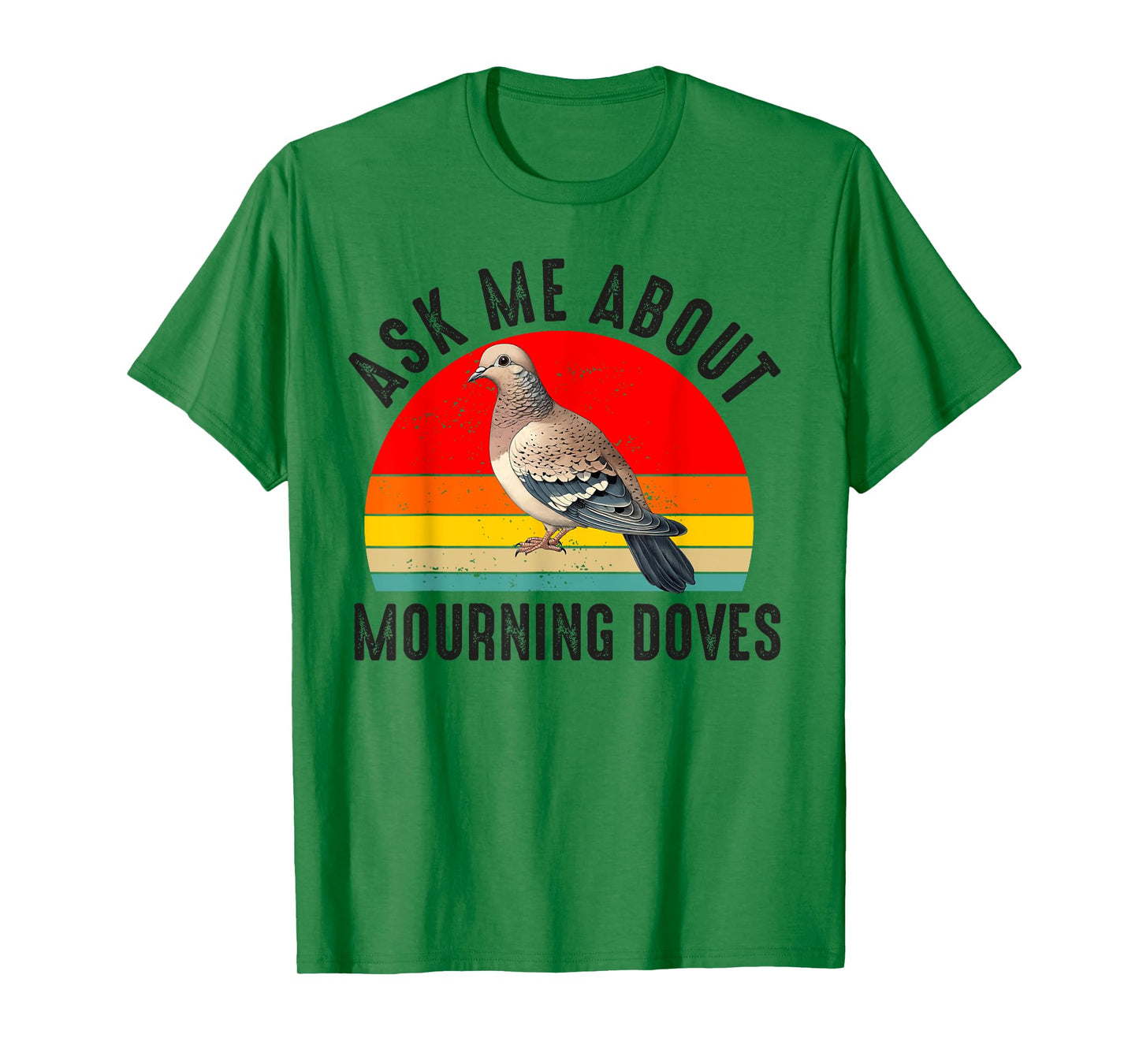 Mourning Dove Bird Lover Women Men Girl Boys Vintage Retro T-Shirt